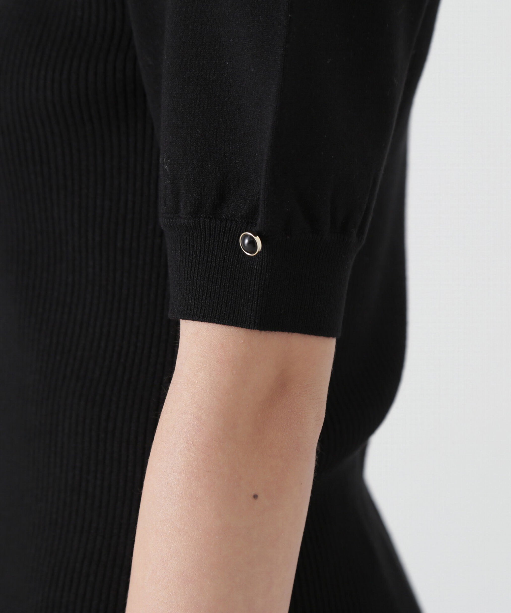 PROPORTION BODY DRESSING「パフスリーブリブニット」|ニット・セーター|