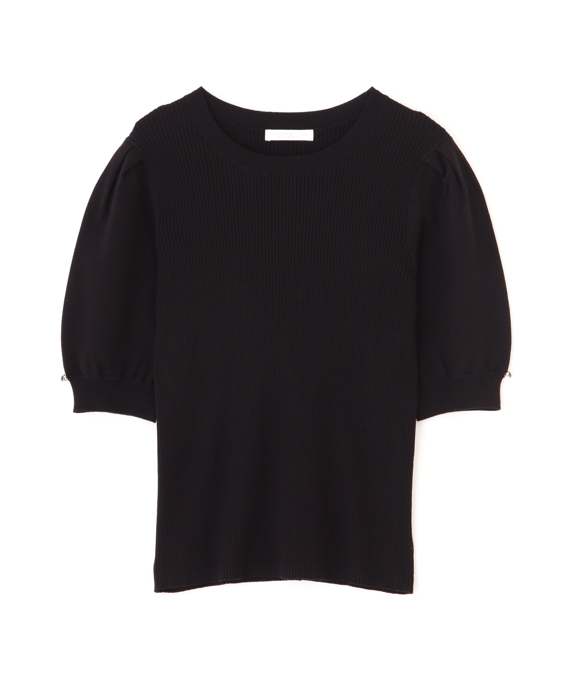 PROPORTION BODY DRESSING「パフスリーブリブニット」|ニット・セーター|