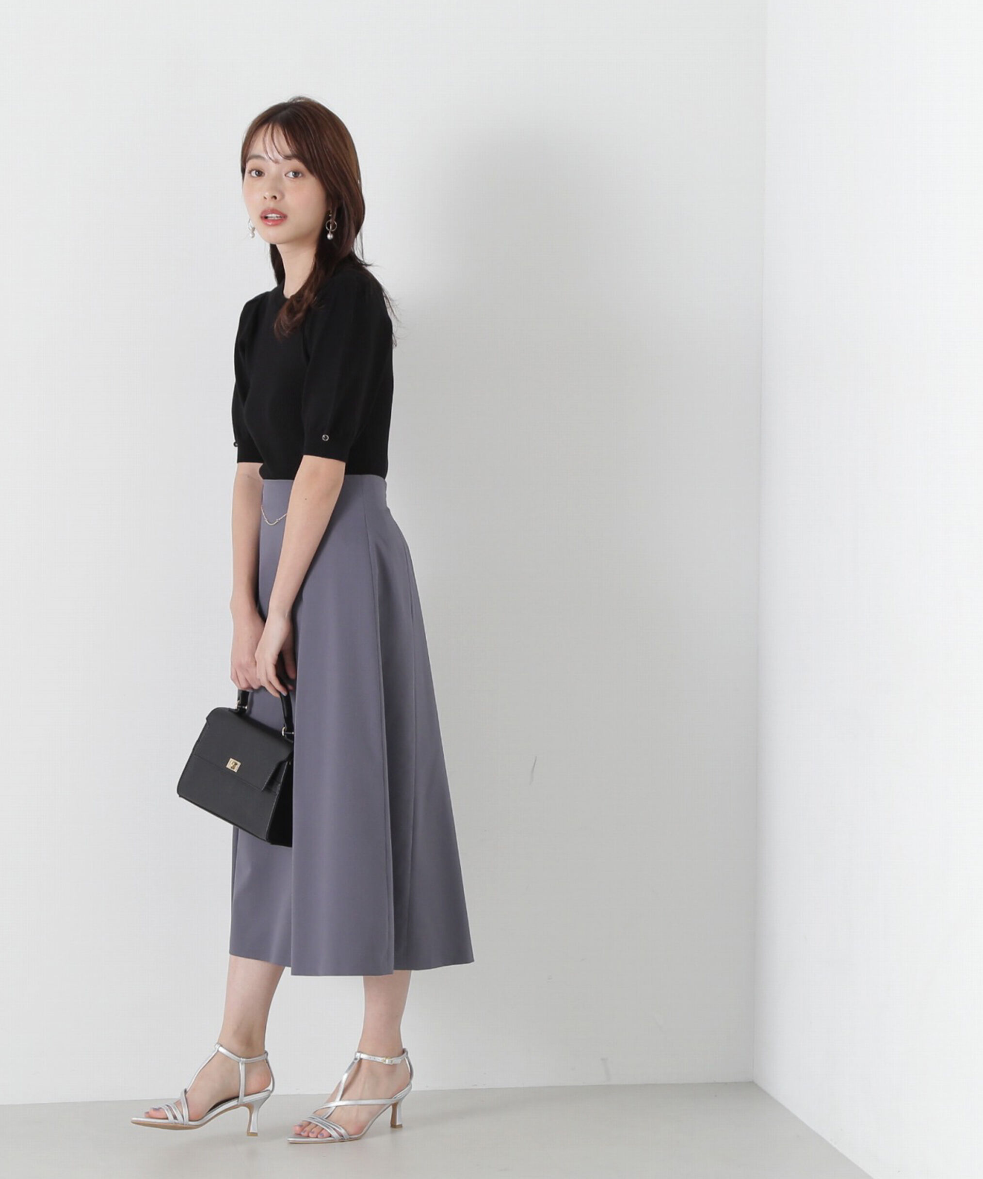 PROPORTION BODY DRESSING「パフスリーブリブニット」|ニット・セーター|