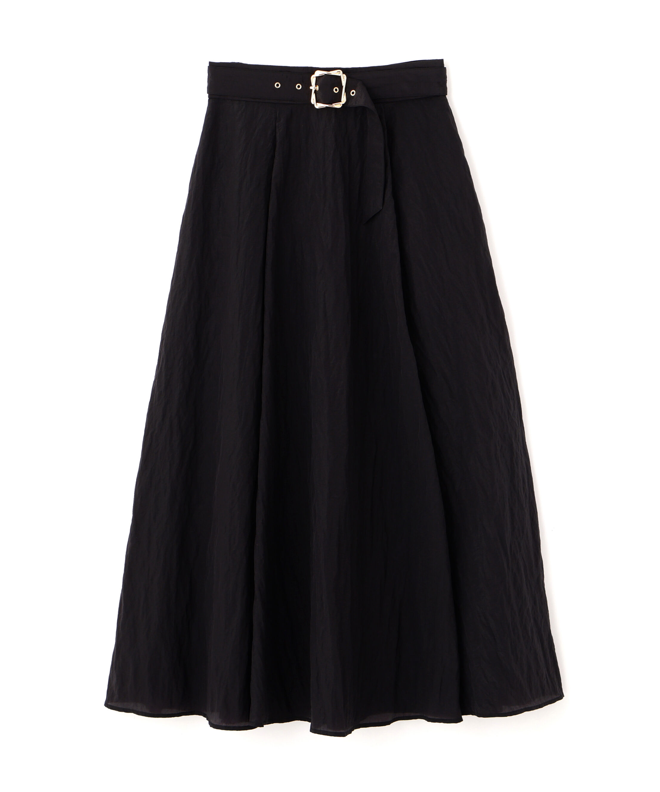 PROPORTION BODY DRESSING「ベルト付きシアーフレアスカート」|スカート|