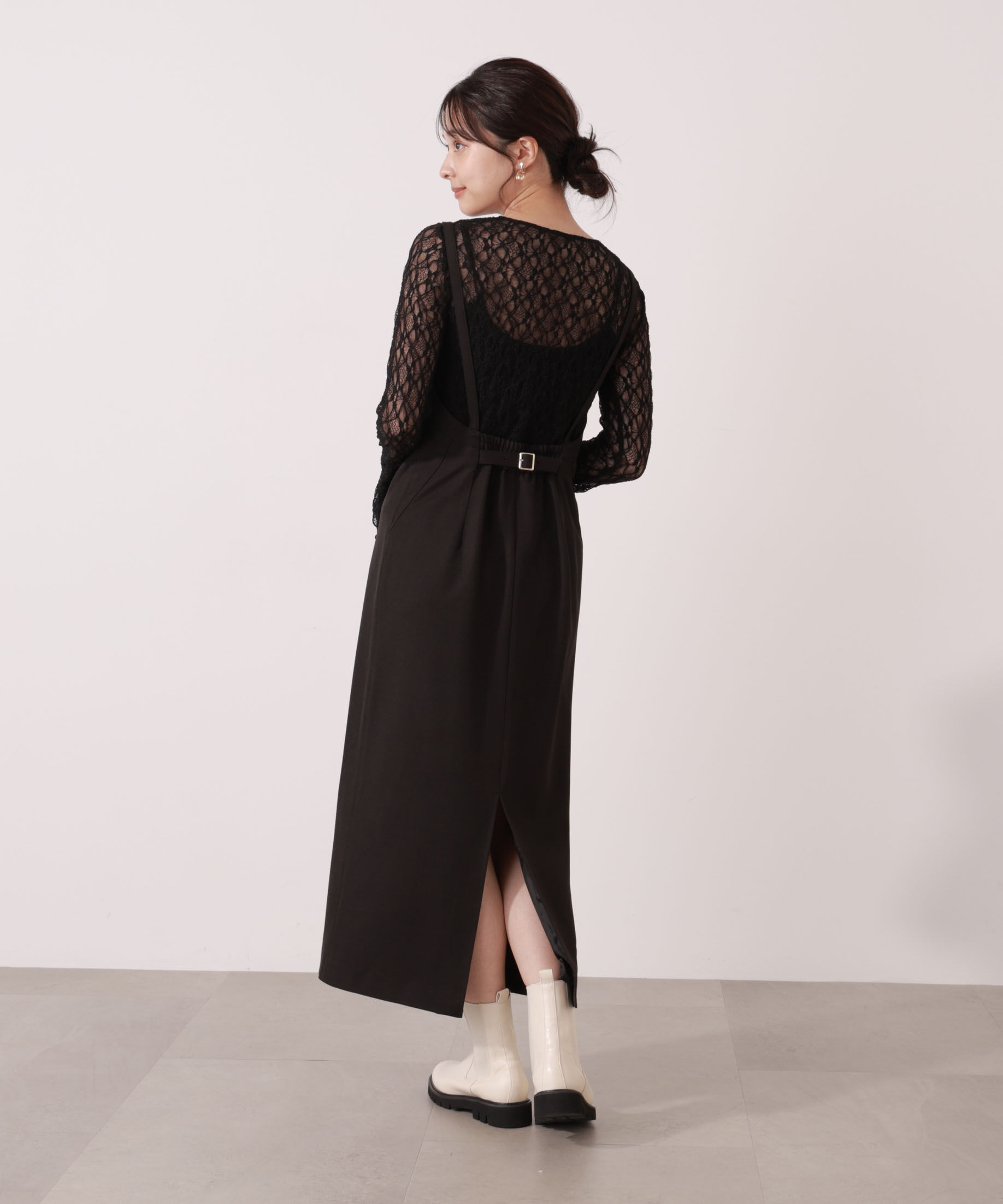 PROPORTION BODY DRESSING「フロントファスナーナロージャンスカ」|ワンピース|