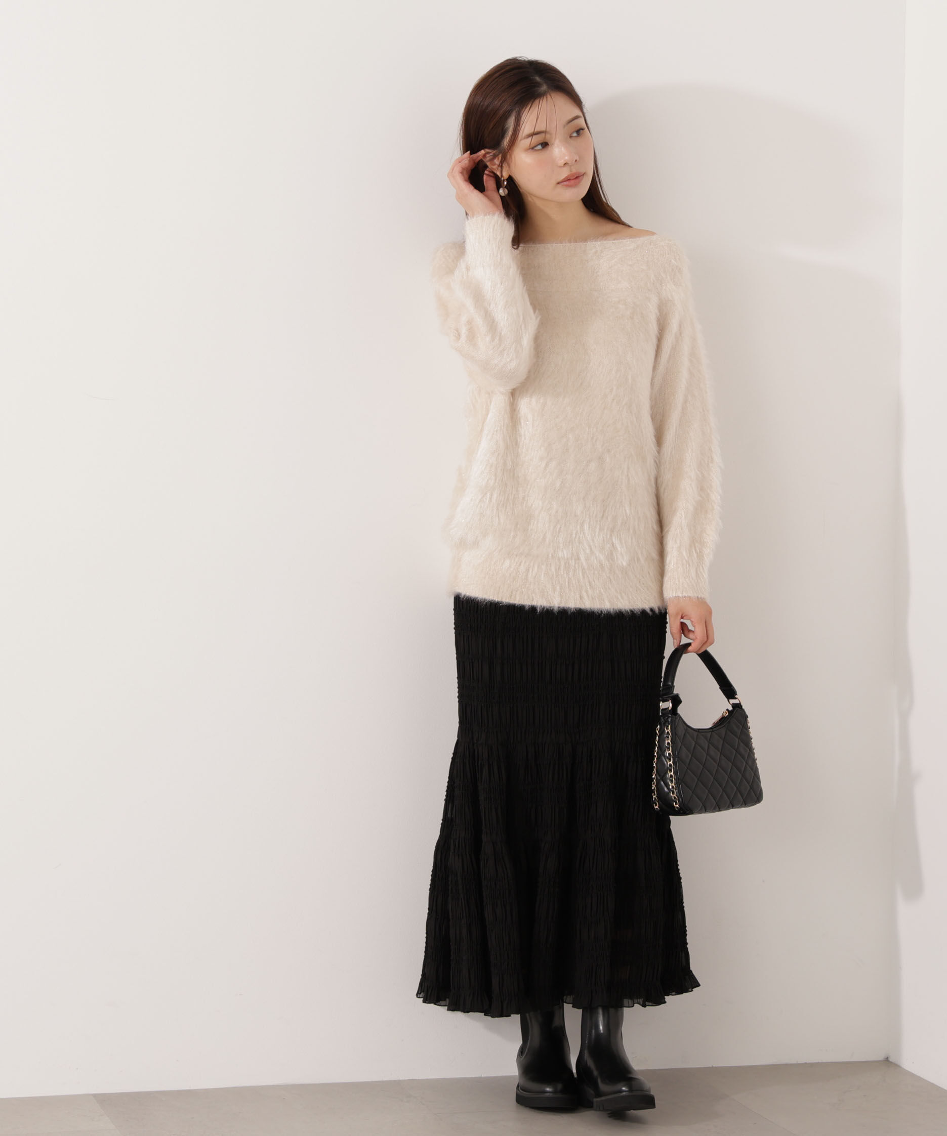 PROPORTION BODY DRESSING「ヘアリーニット 25AW」|ニット・セーター|