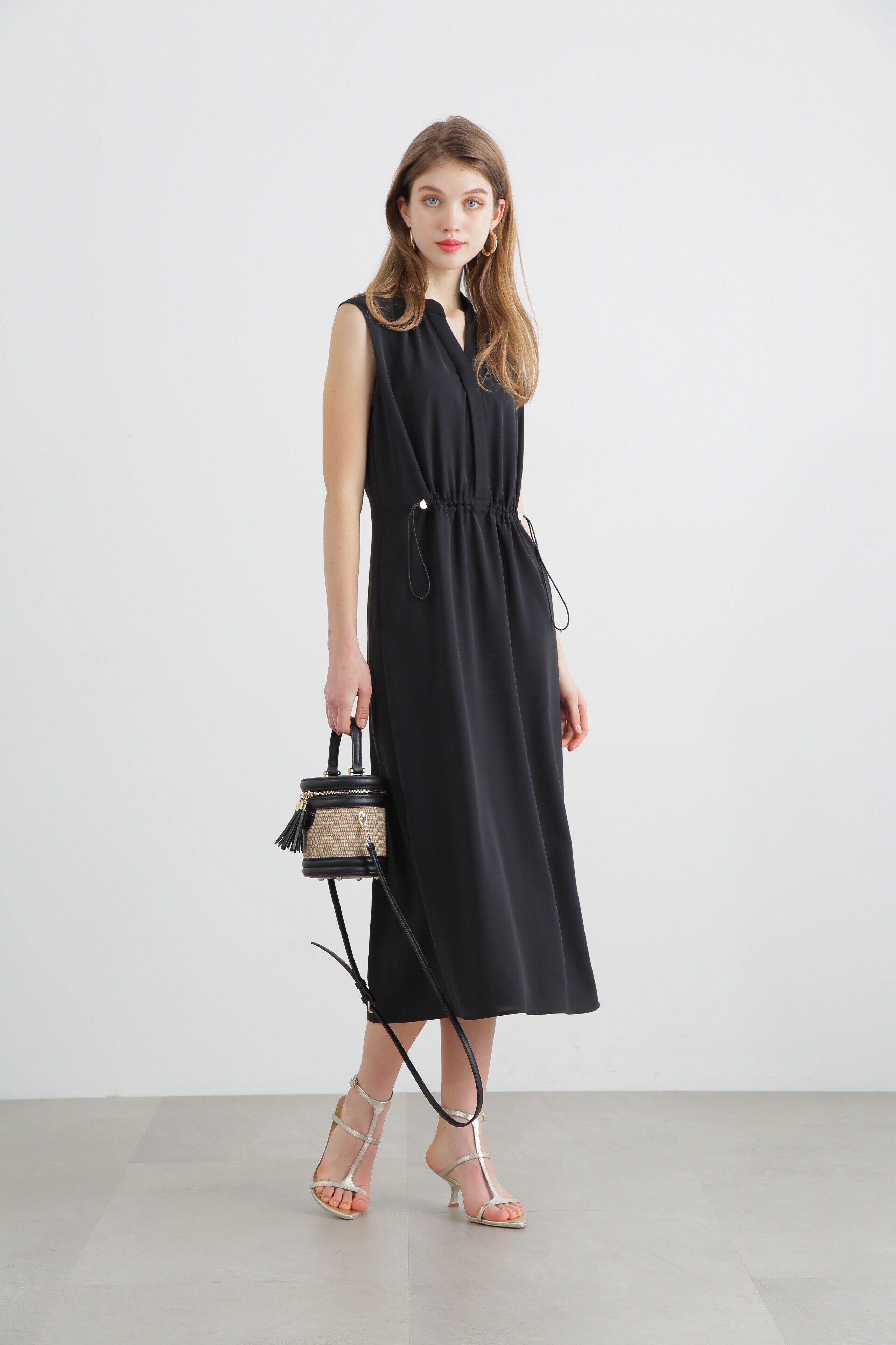  「◆2WAYストレッチシャツカラーワンピース」|ワンピース|