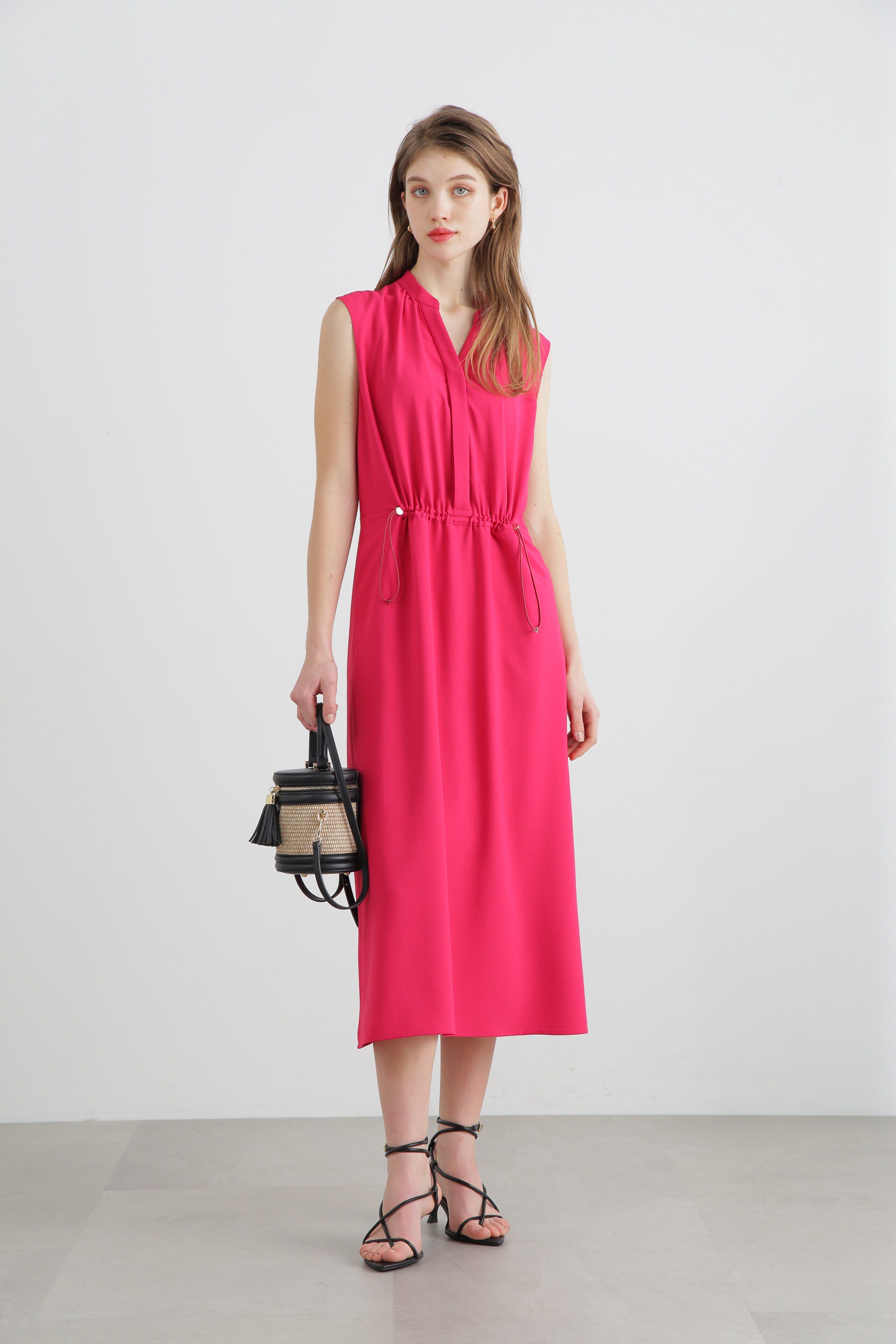  「◆2WAYストレッチシャツカラーワンピース」|ワンピース|