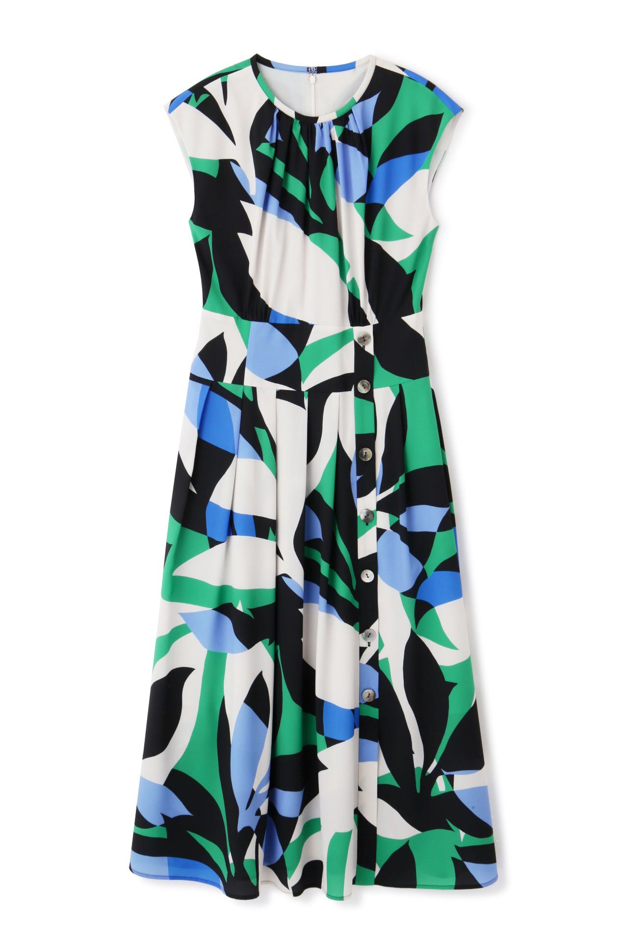  「◆リーフプリントワンピース」|ワンピース|