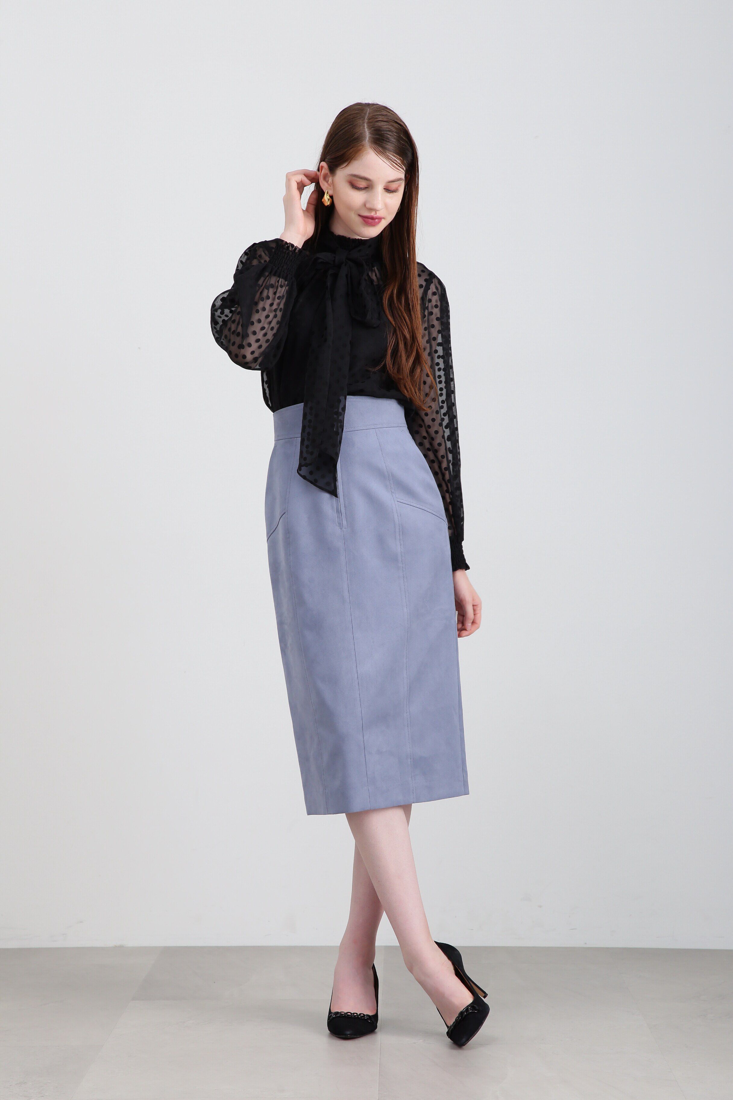  「◆スエードタイトスカート」|スカート|