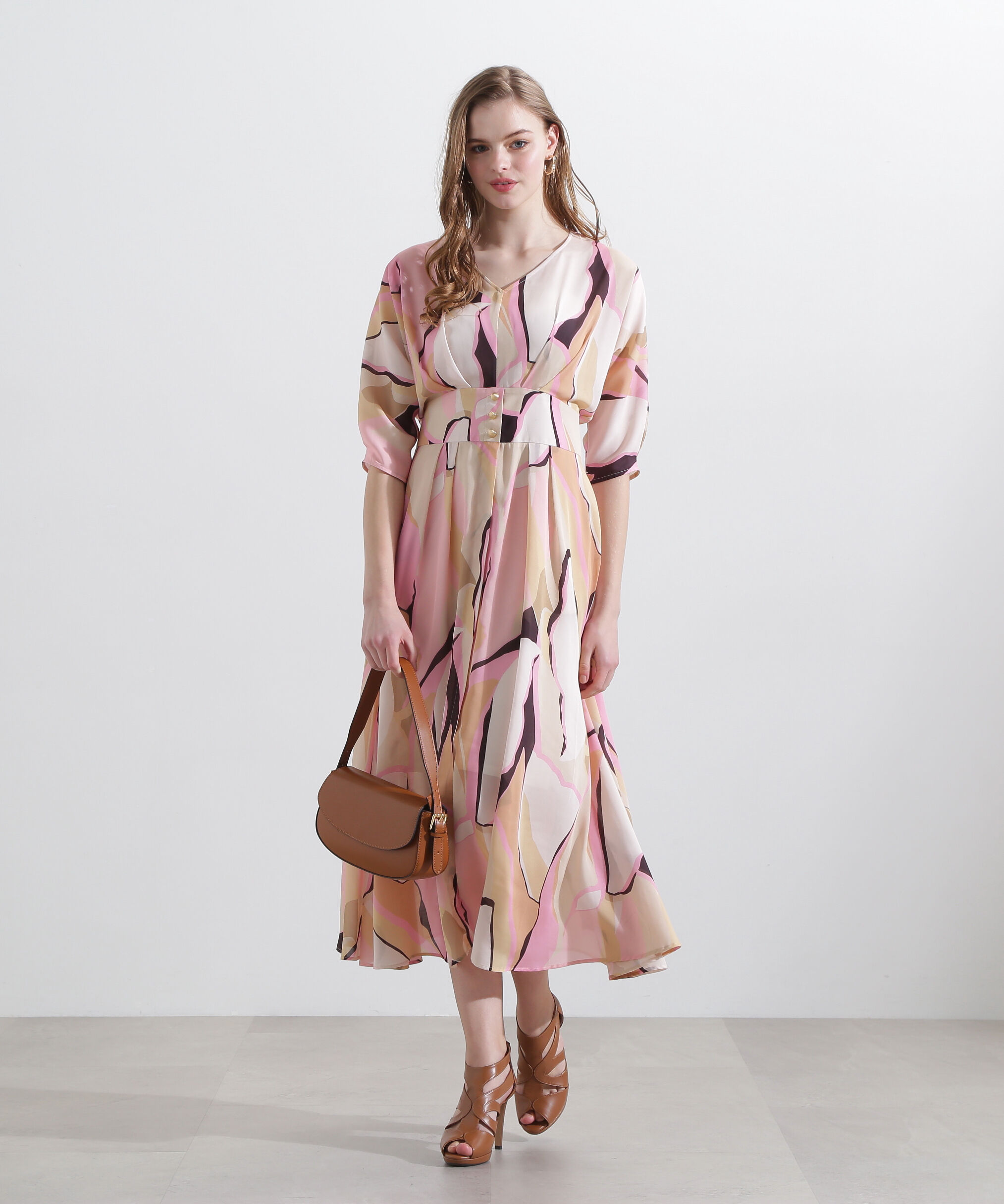  「◆マルチカラープリントワンピース」|ワンピース|