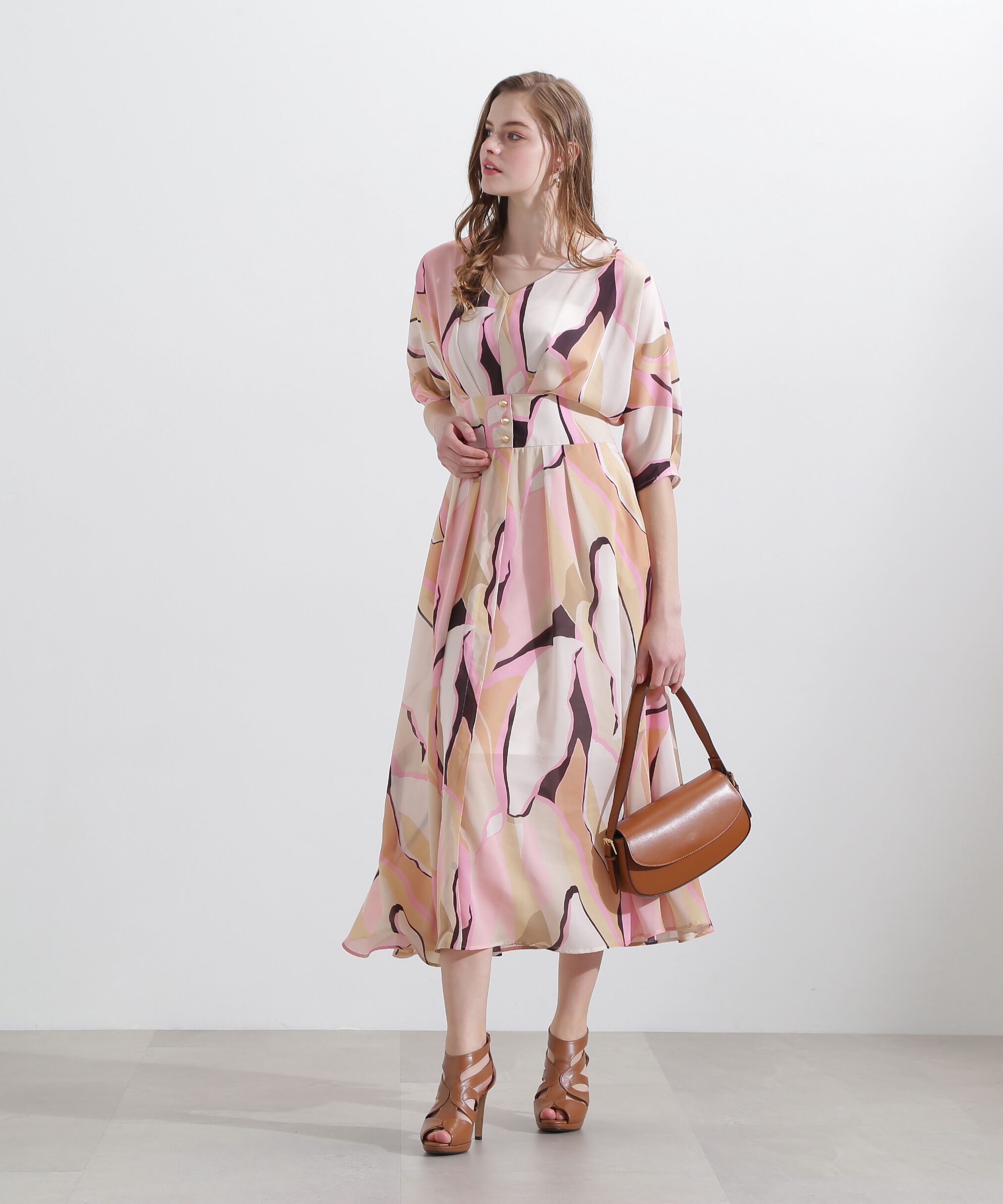  「◆マルチカラープリントワンピース」|ワンピース|