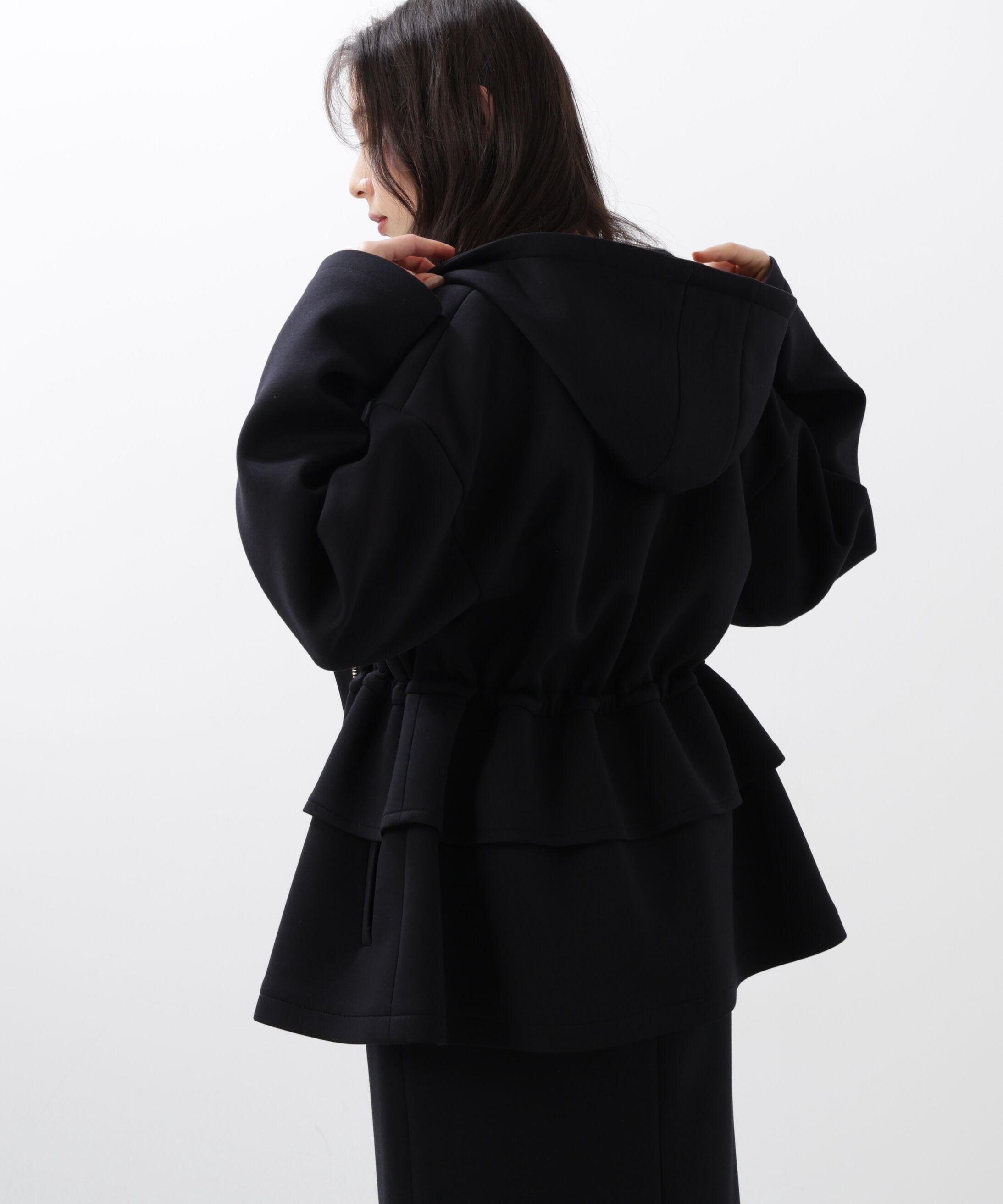  「◆ウエストフレアダンボールフーディー」|ブルゾン・スタジャン|