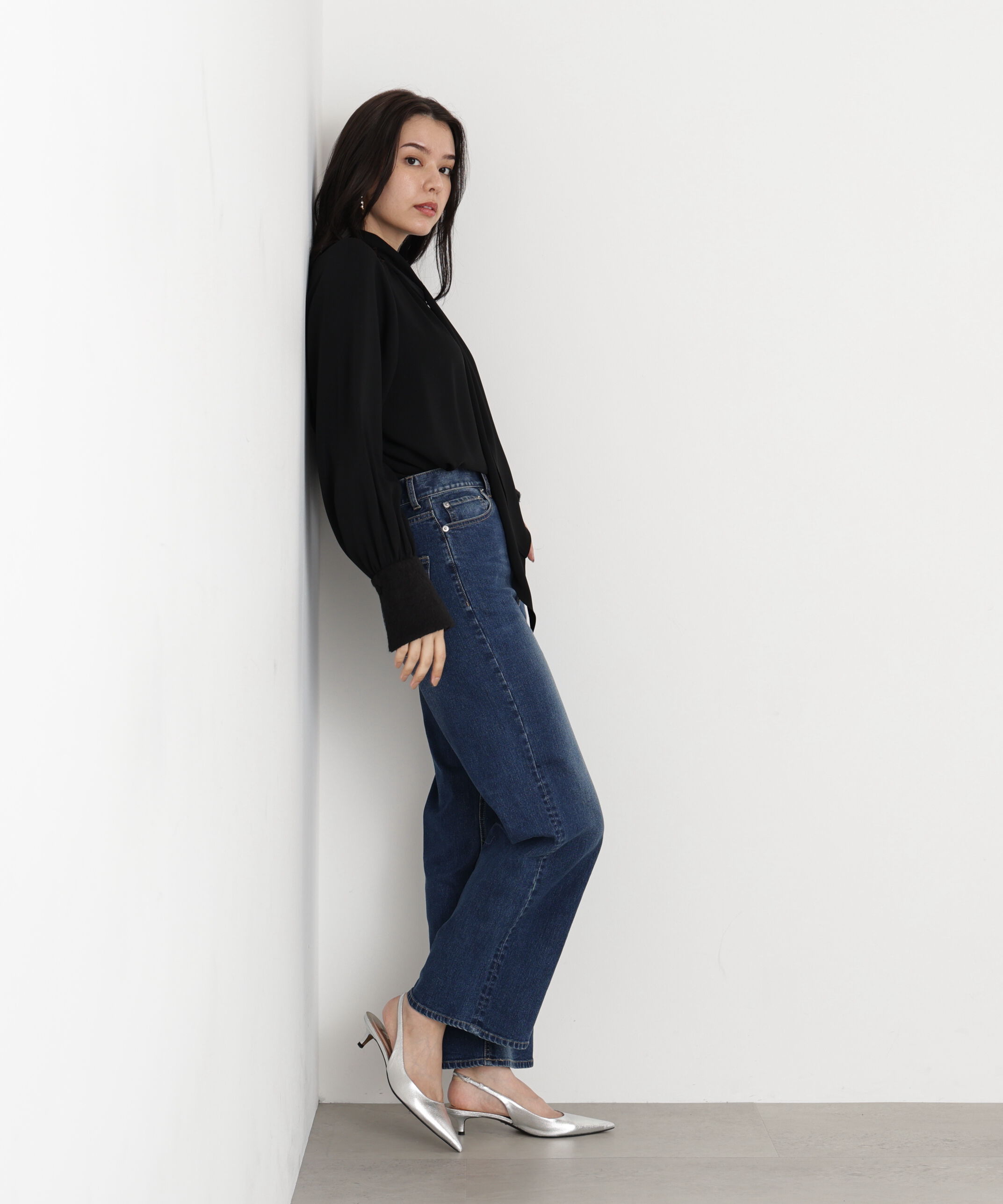  「◆ジャギーカフスリボンブラウス」|シャツ・ブラウス|