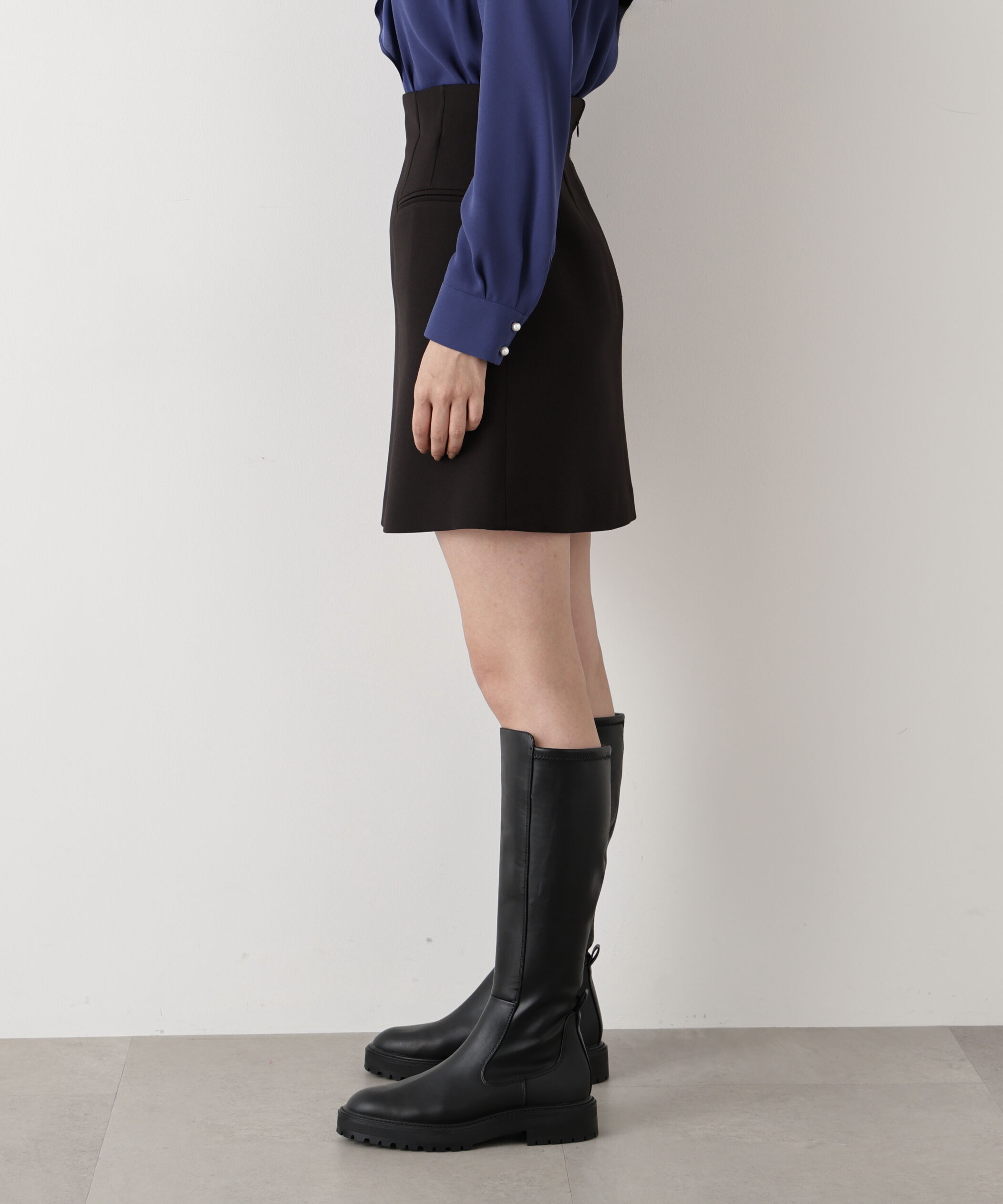  「◆ツイルハイウエストミニスカート」|スカート|