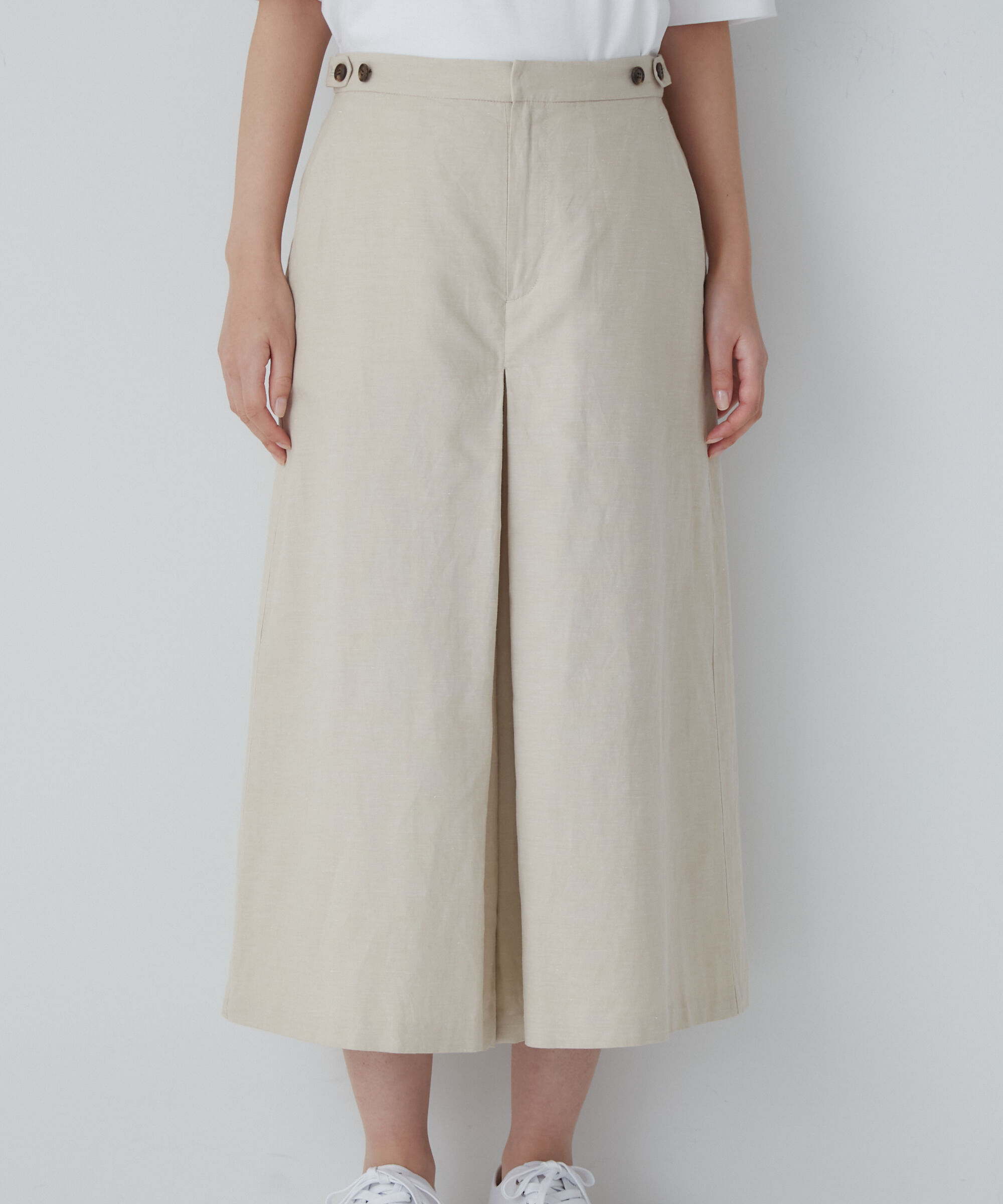  「◆綿麻シャンブレースカーチョ」|スカート|