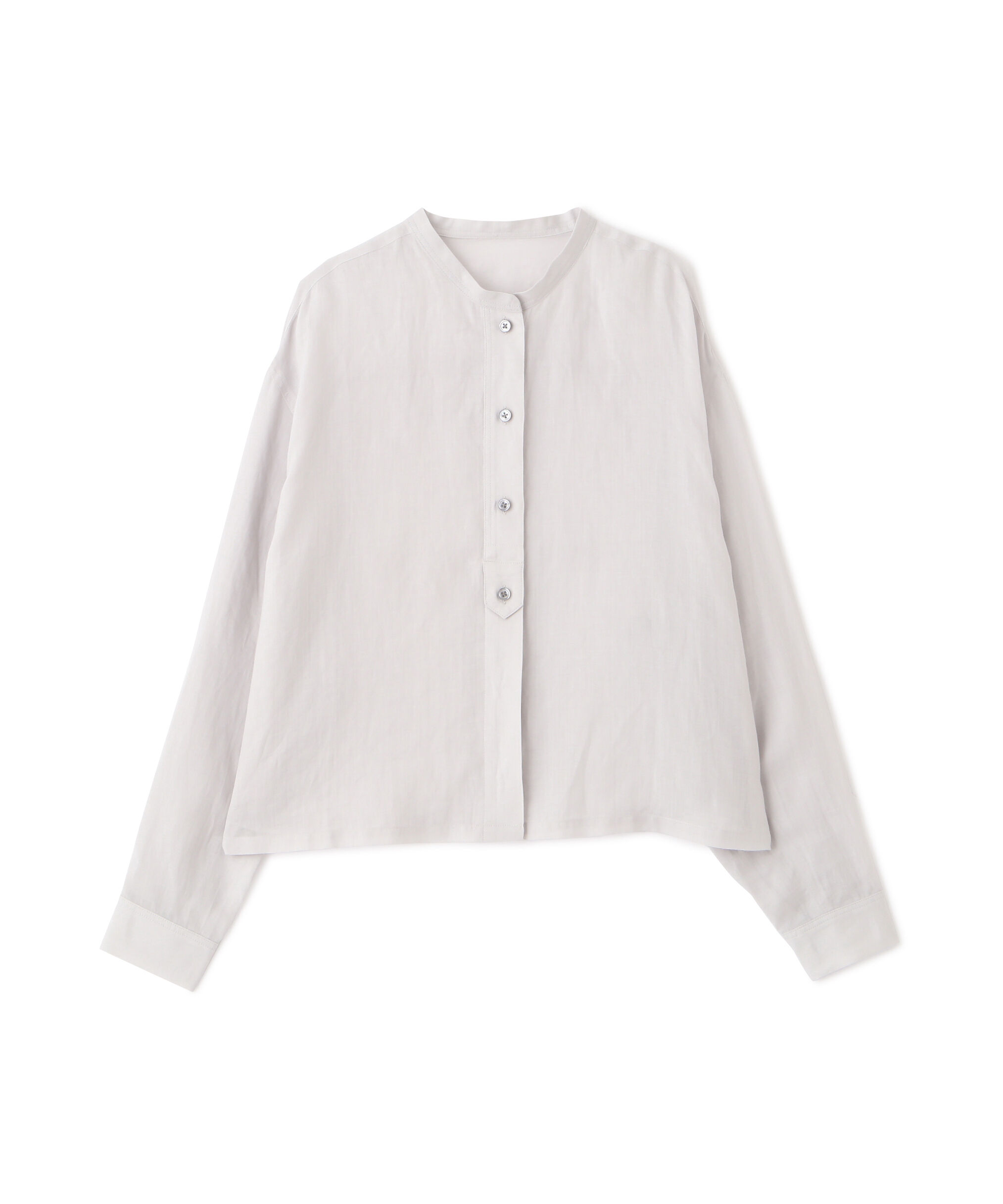  「◆ラミーバンドカラーシャツブラウス」|シャツ・ブラウス|