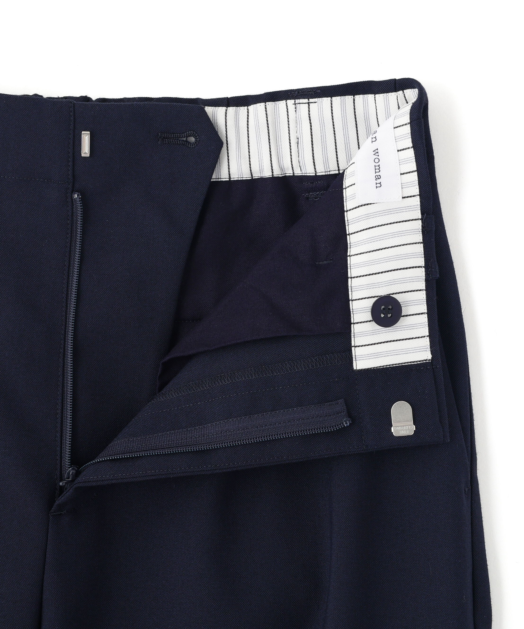  「◆強撚シャークスキンセミワイドパンツ」|その他|