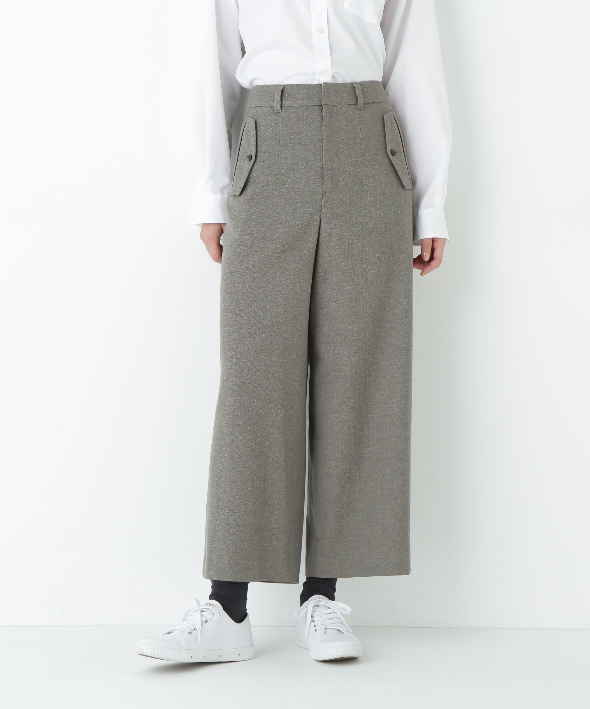  「◆ＴＯＰツイルガウチョパンツ」|その他|カーキ