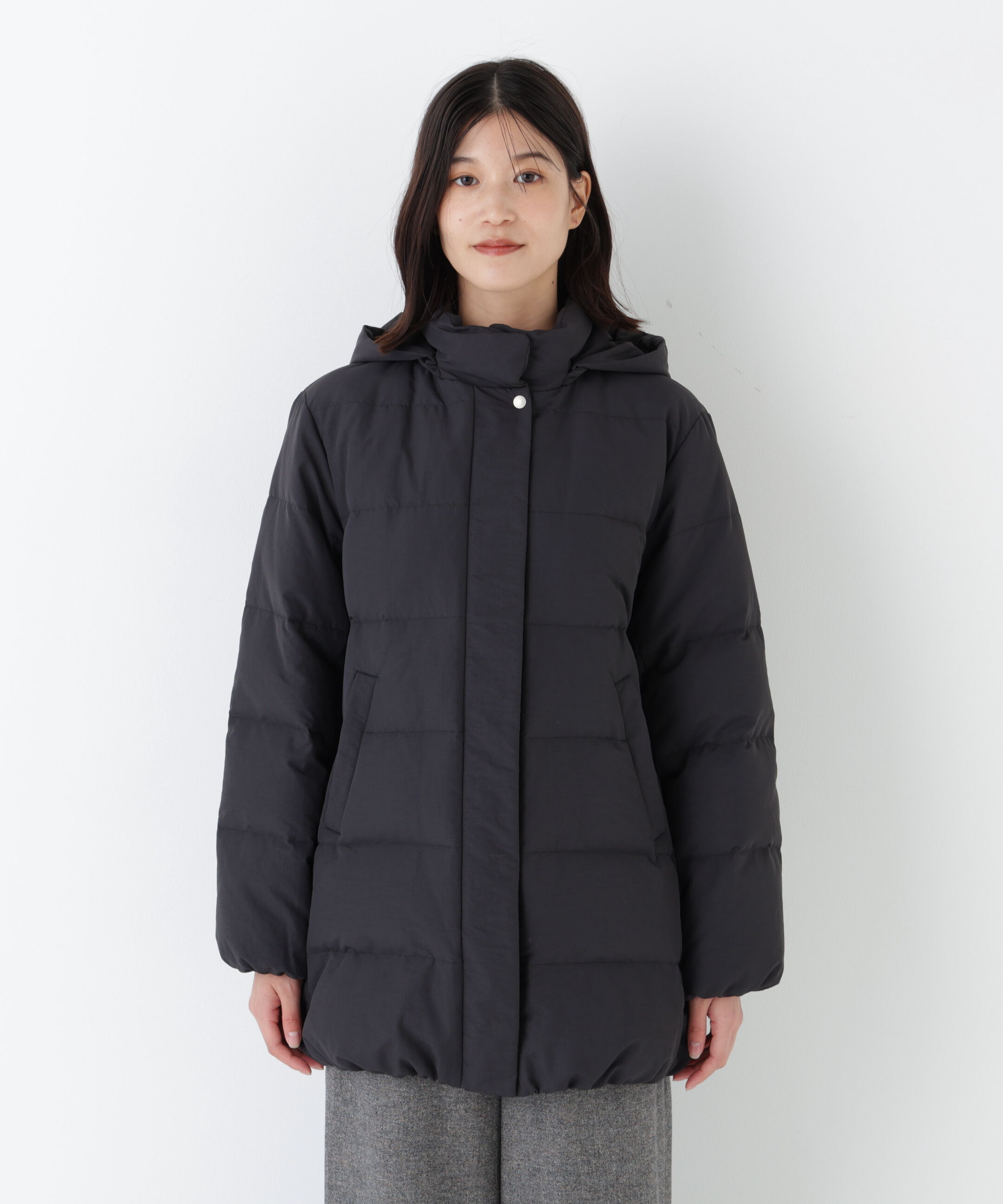  「◆フーディースタンドカラー２ｗａｙダウンコート」|その他|