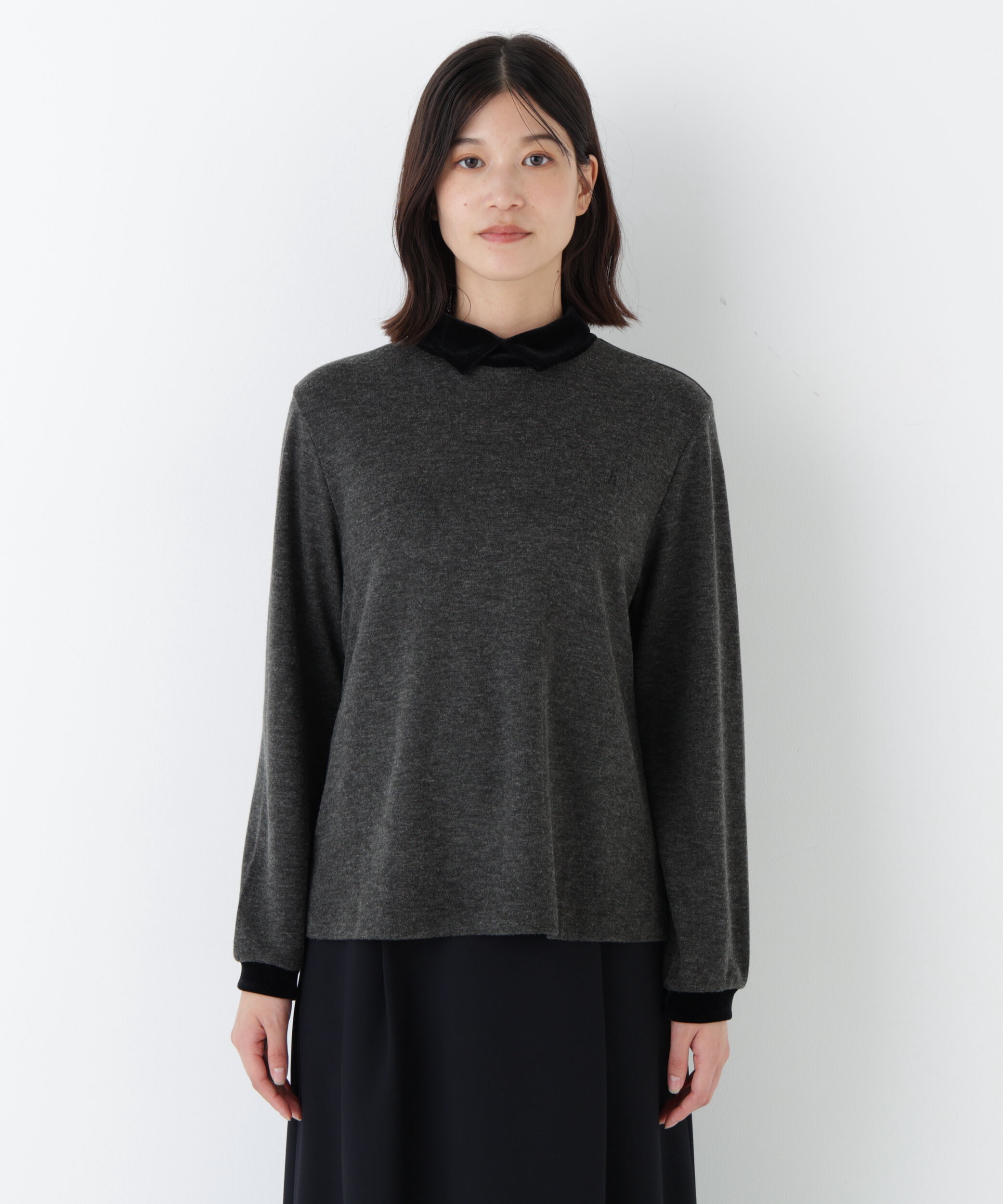  「◆ベロアドッキングプルオーバー」|Tシャツ・カットソー|