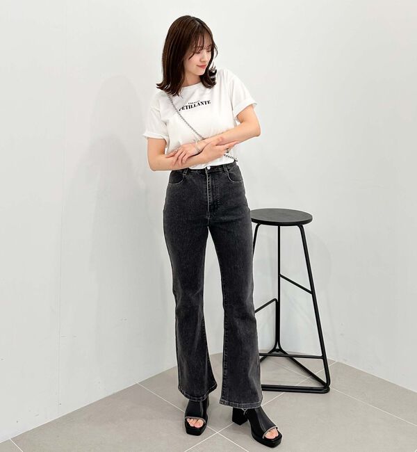 archives「タイトフレアレースアップデニム」|チノ|