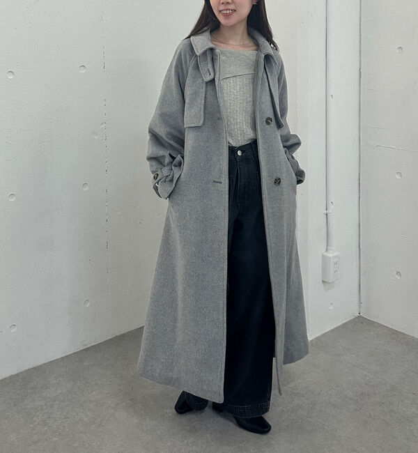 archives「２ｗａｙウールトレンチコート」|ダッフルコート|GRAY