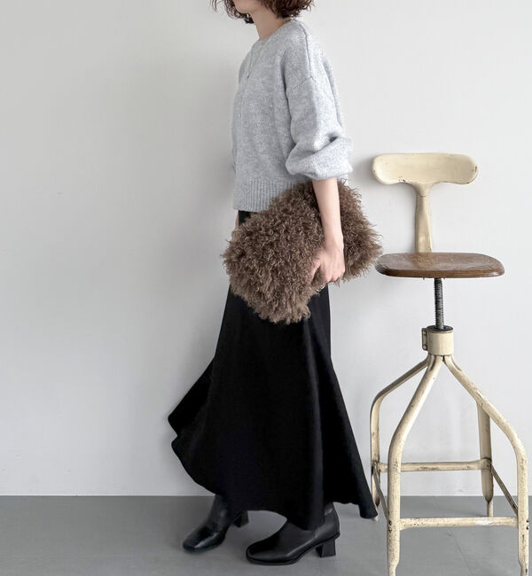 Doux archives「スパンコールショートニットプルオーバー」|ニット・セーター|