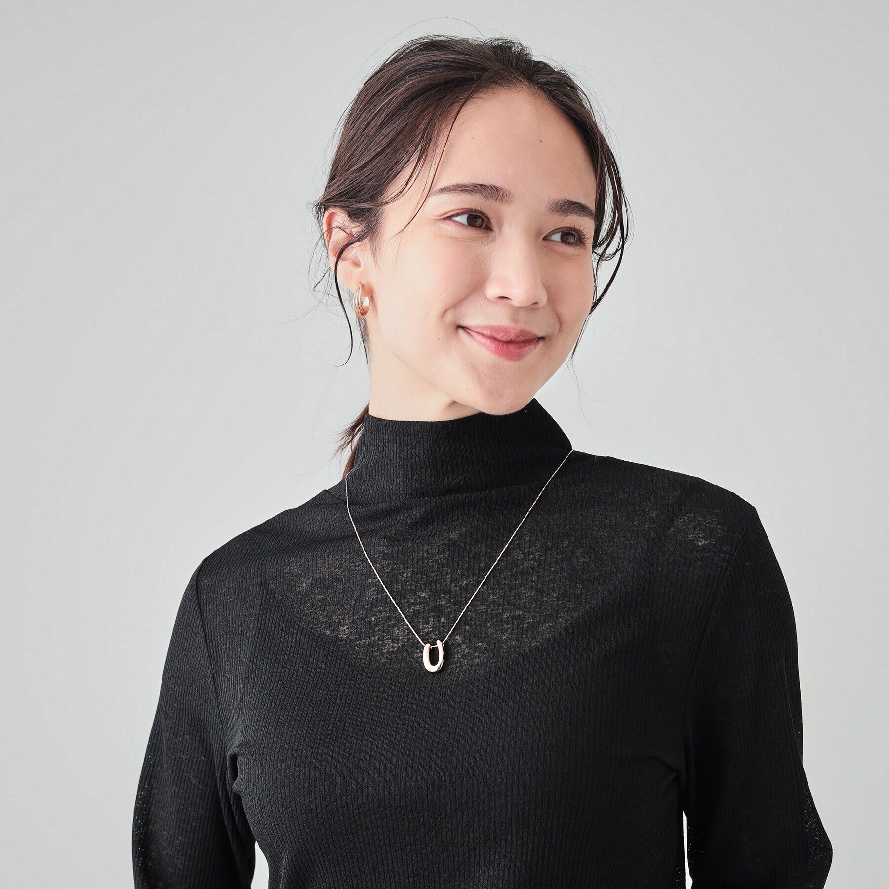 SHOO･LA･RUE「馬蹄モチーフスライダーネックレス」|ネックレス|