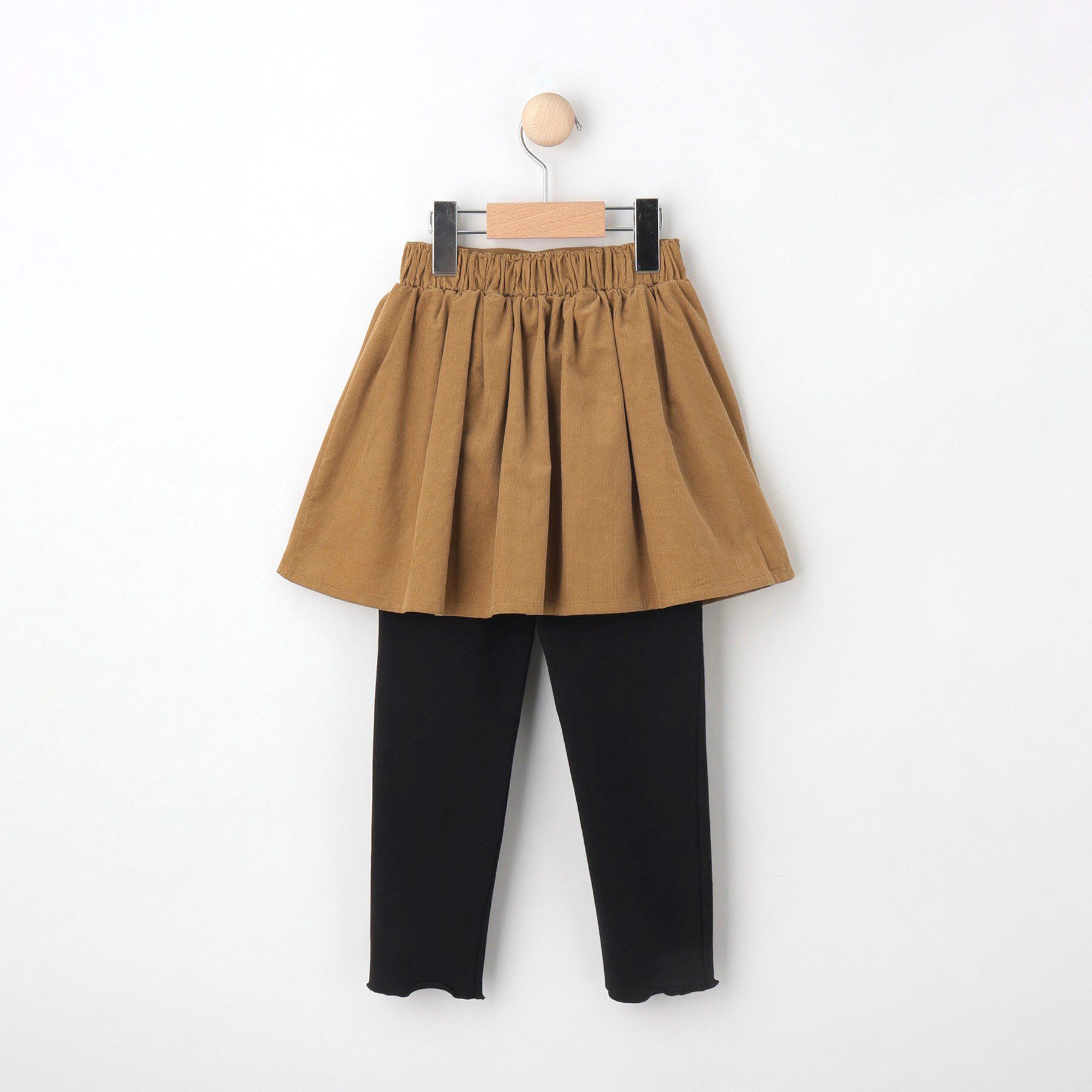 SHOO･LA･RUE「【110-140cm】コーデュロイスカッツ」|スカート|