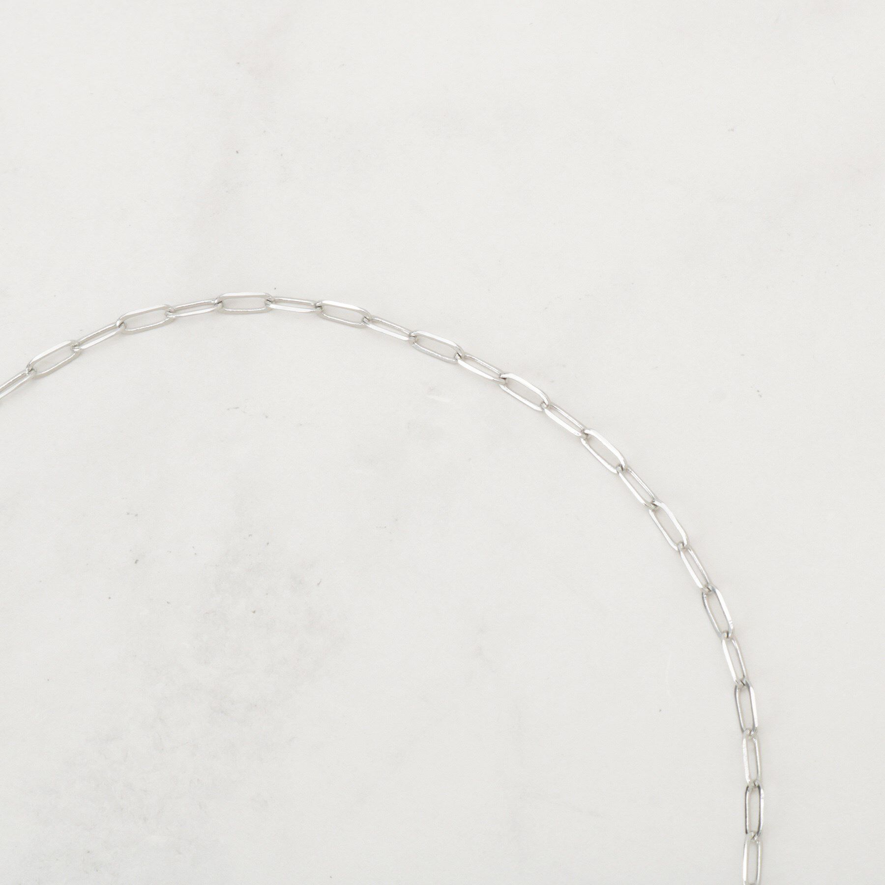 SHOO･LA･RUE「【2WAY】楕円チェーンパヴェメタルネックレス」|ネックレス|