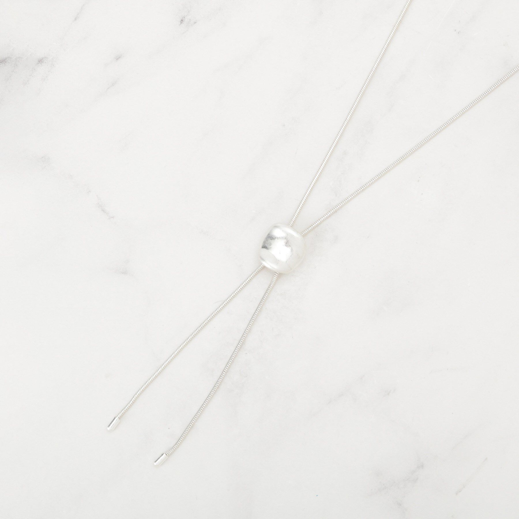 SHOO･LA･RUE「つやなしオープンメタルネックレス」|ネックレス|