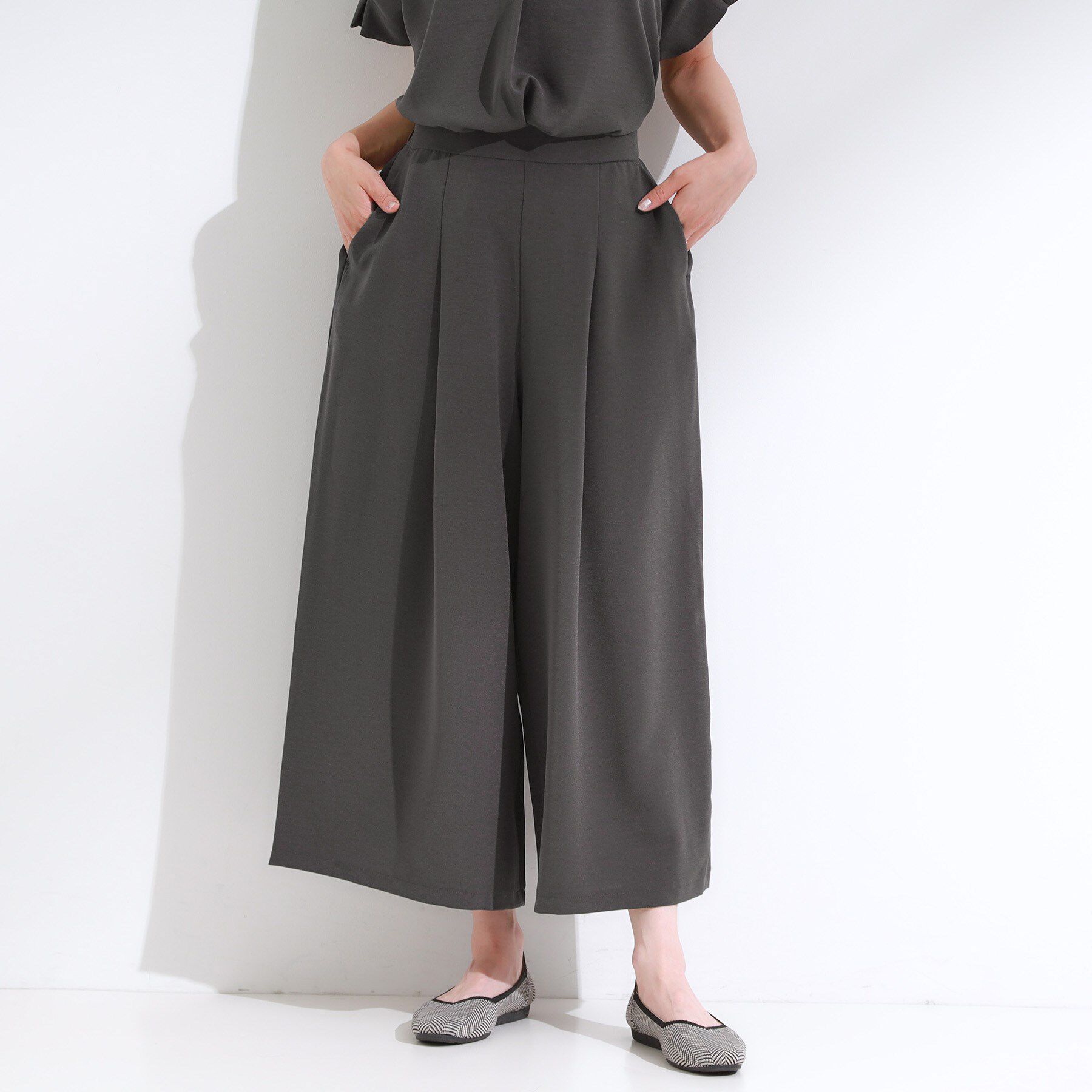 SHOO･LA･RUE「【セットアップ可】下半身カバーにも タックスカーチョ」|その他|