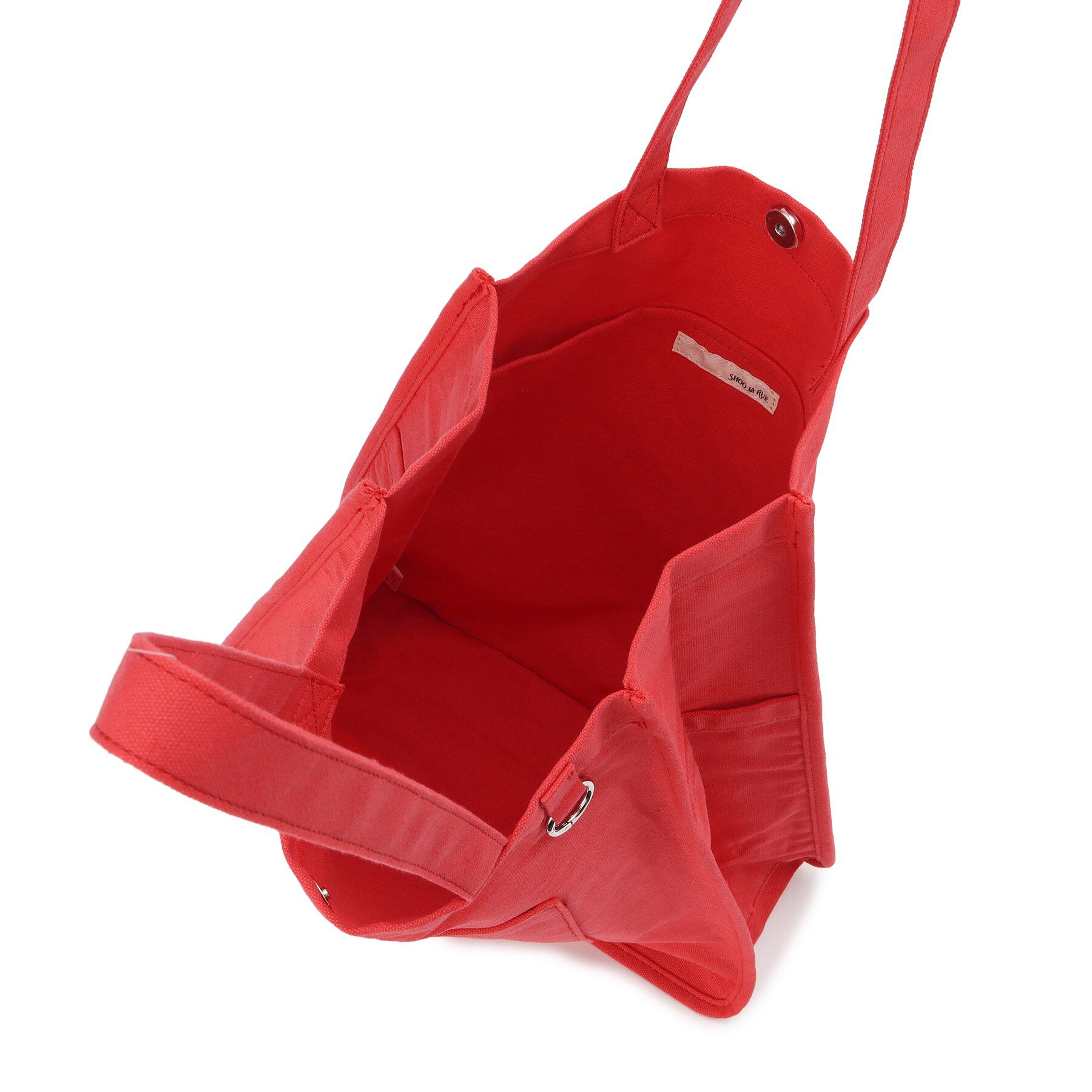 SHOO･LA･RUE「【ラッキーカラー/推し活にも】うちわも入るキャンバストートバッグ」|トートバッグ|