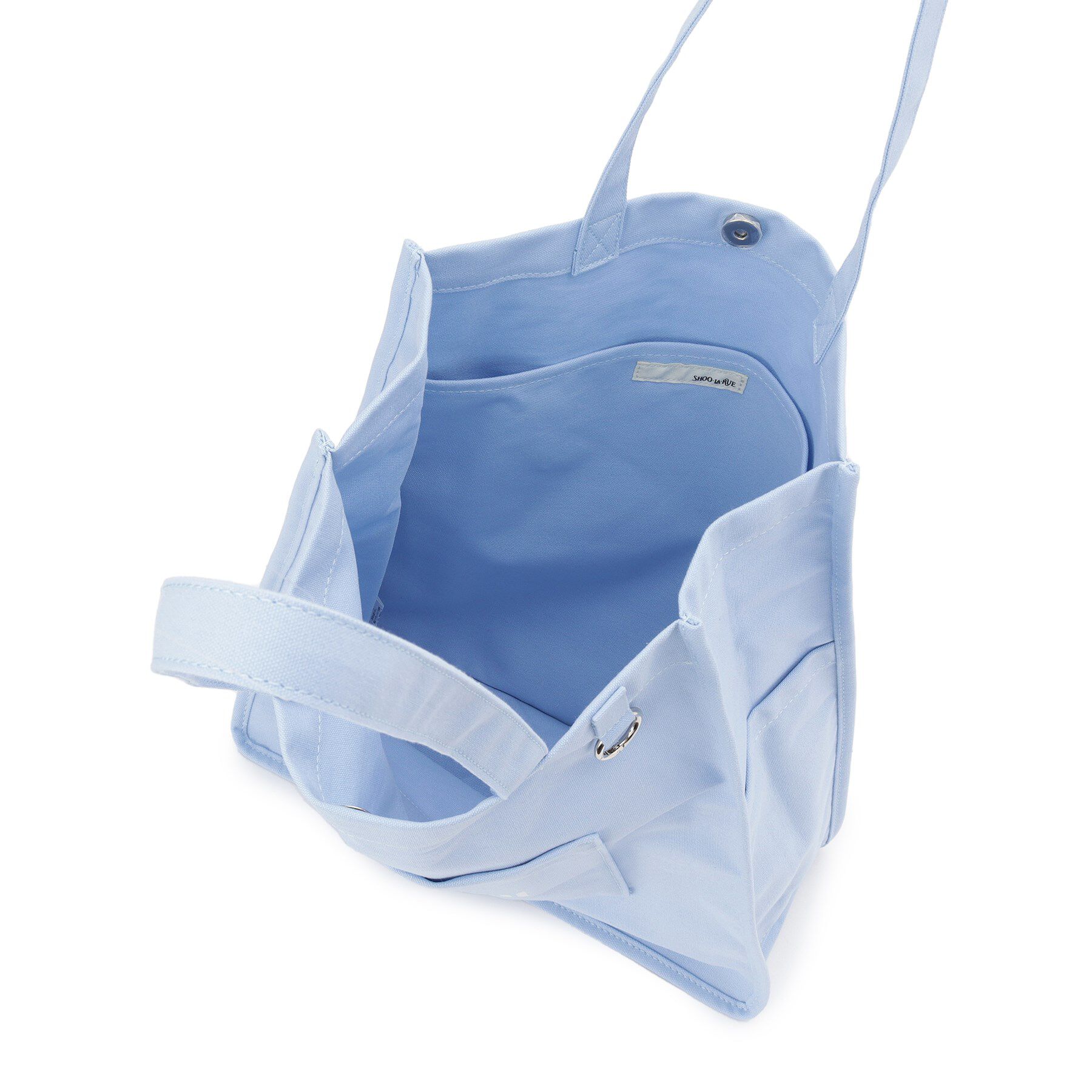 SHOO･LA･RUE「【ラッキーカラー/推し活にも】うちわも入るキャンバストートバッグ」|トートバッグ|