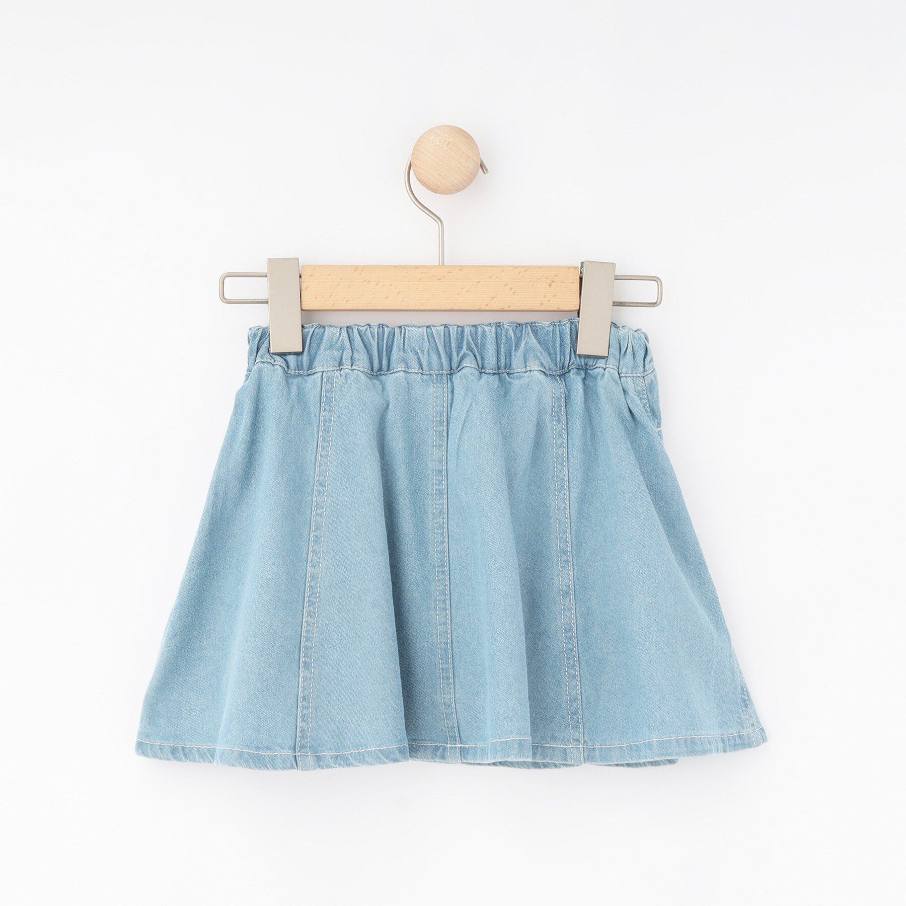 SHOO･LA･RUE「【100-150cm/ひんやり】インパン付きフレアスカート」|スカート|