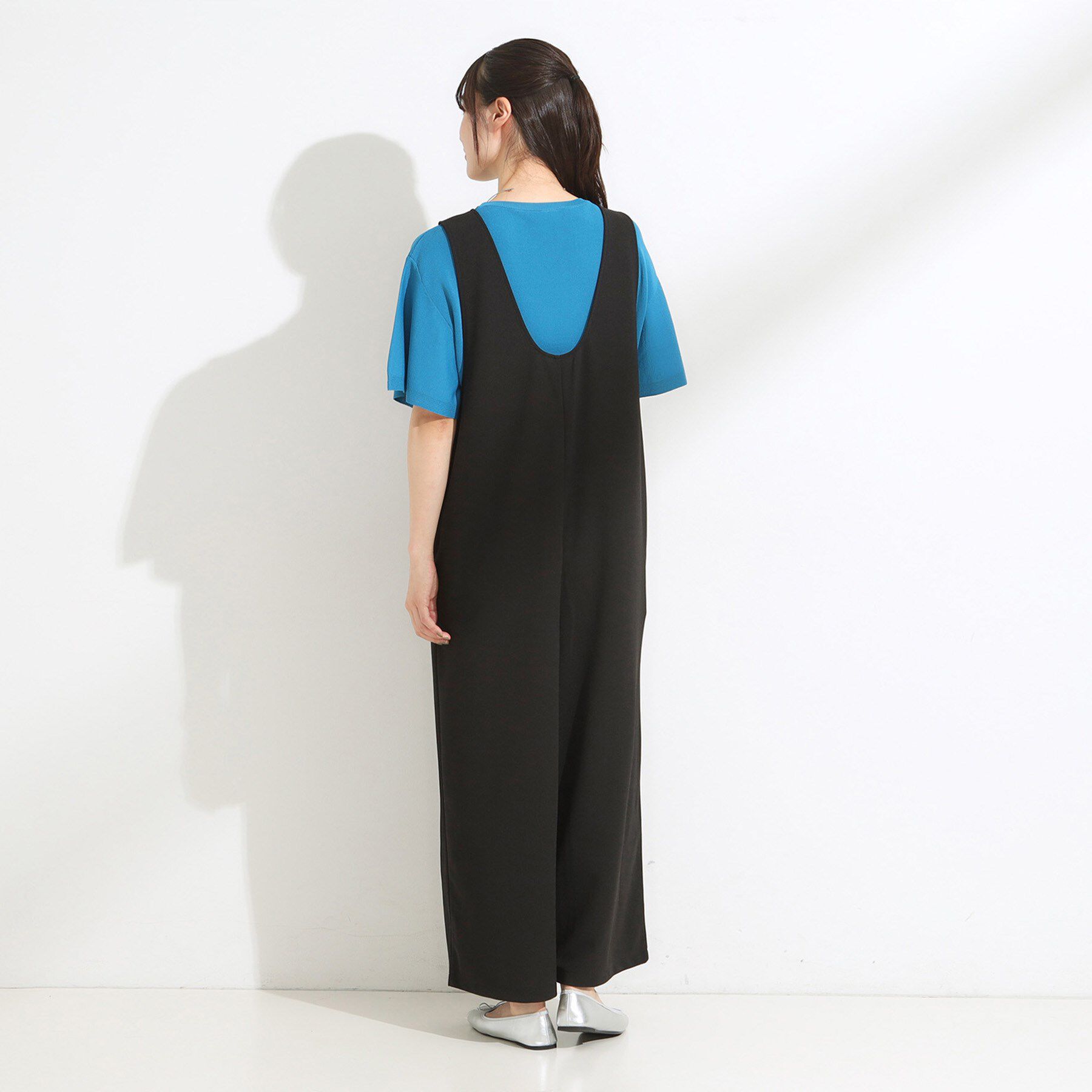 SHOO･LA･RUE「【前後2WAY/洗える】さらっと着られるサロペット」|オールインワン|