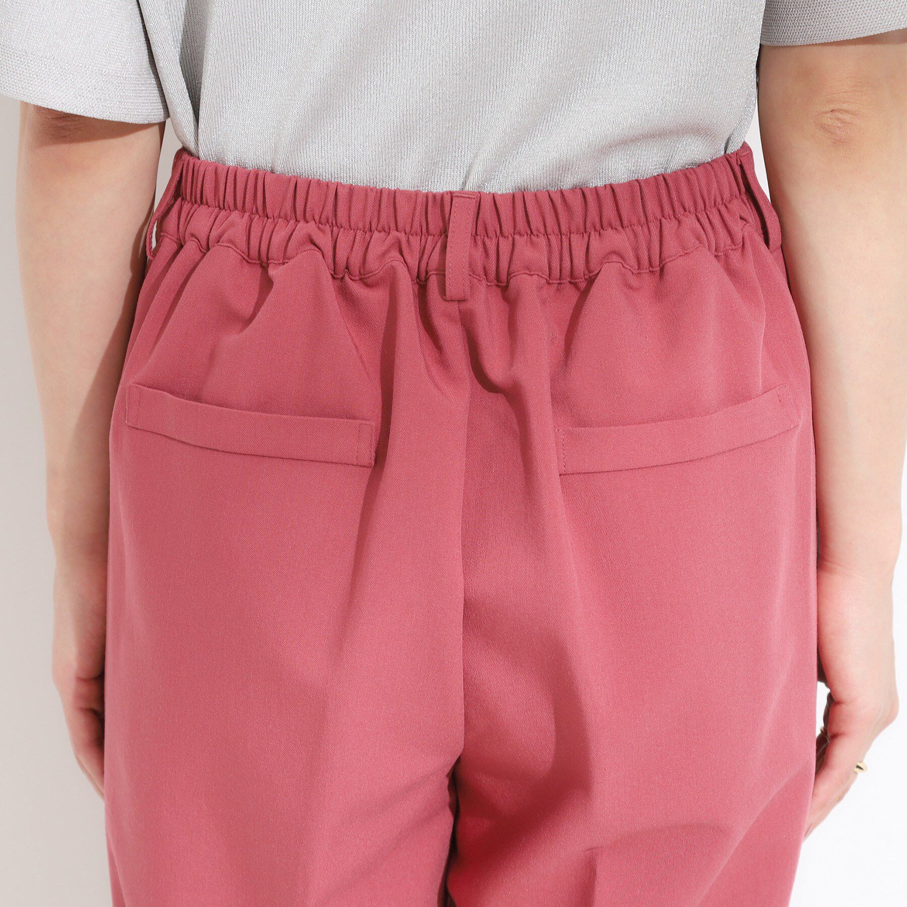 SHOO･LA･RUE「【洗える/SS-LL/美脚シルエット】すっきりきれい見え テーパードパンツ」|その他|