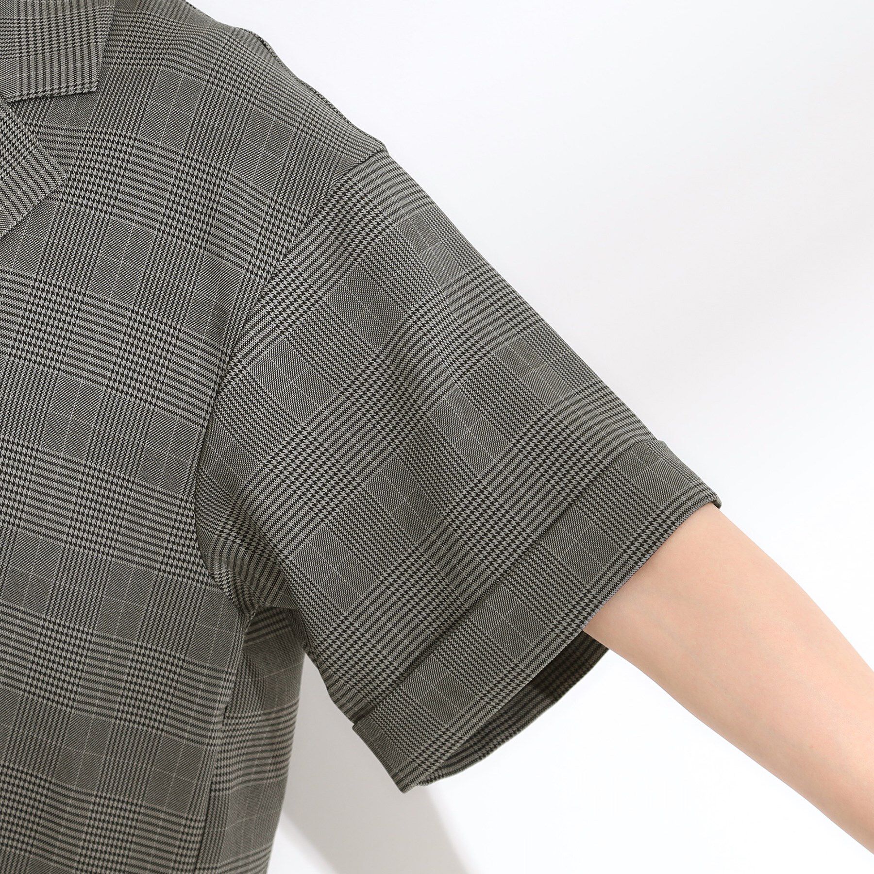 SHOO･LA･RUE「【S-LL/セットアップ可/洗濯後しわになりにくい】5分袖テーラードジャケット」|テーラードジャケット|