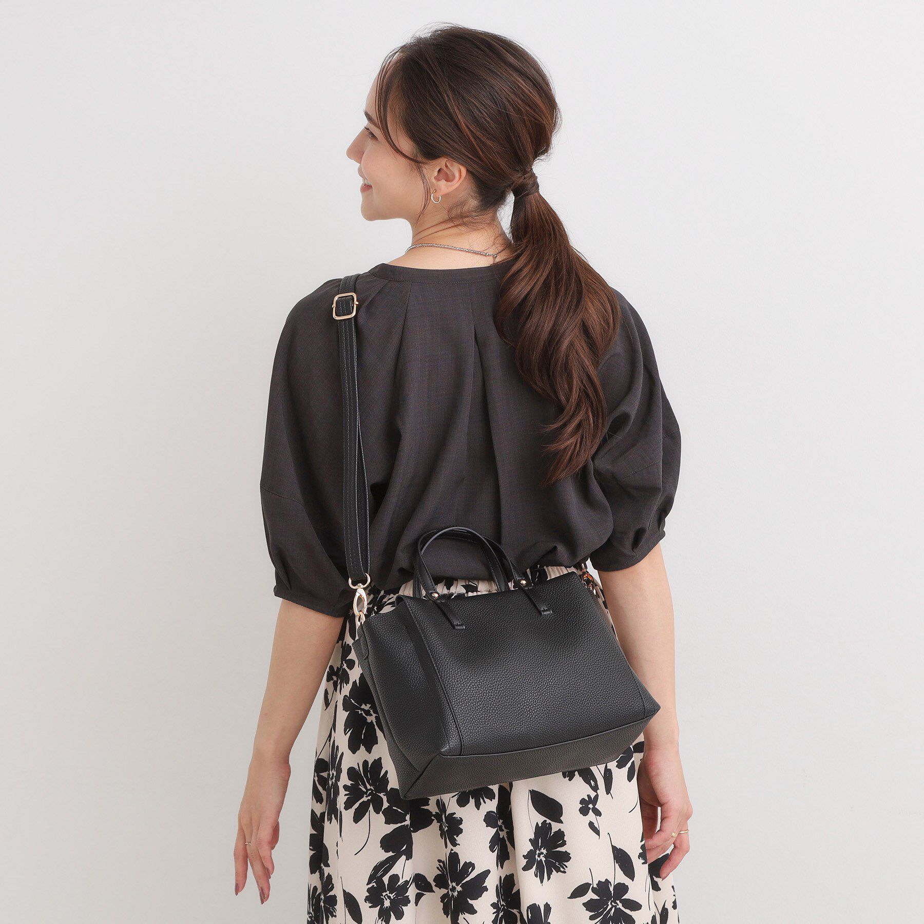 SHOO･LA･RUE「【軽量/2WAY】ふわっと軽い 3層ミニトート」|トートバッグ|