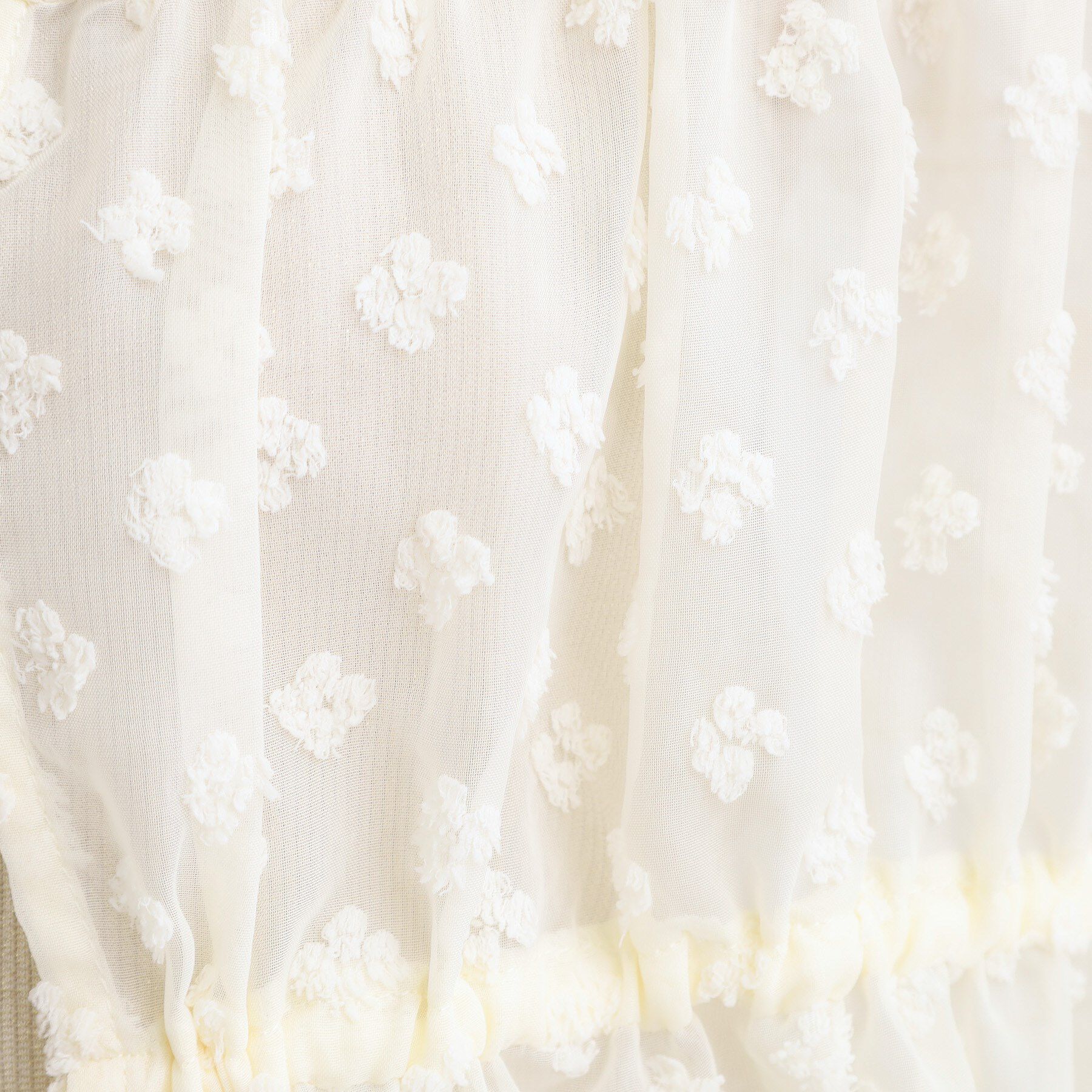 SHOO･LA･RUE「華やかにさをプラスする シアードビー シャーリングブラウス」|シャツ・ブラウス|