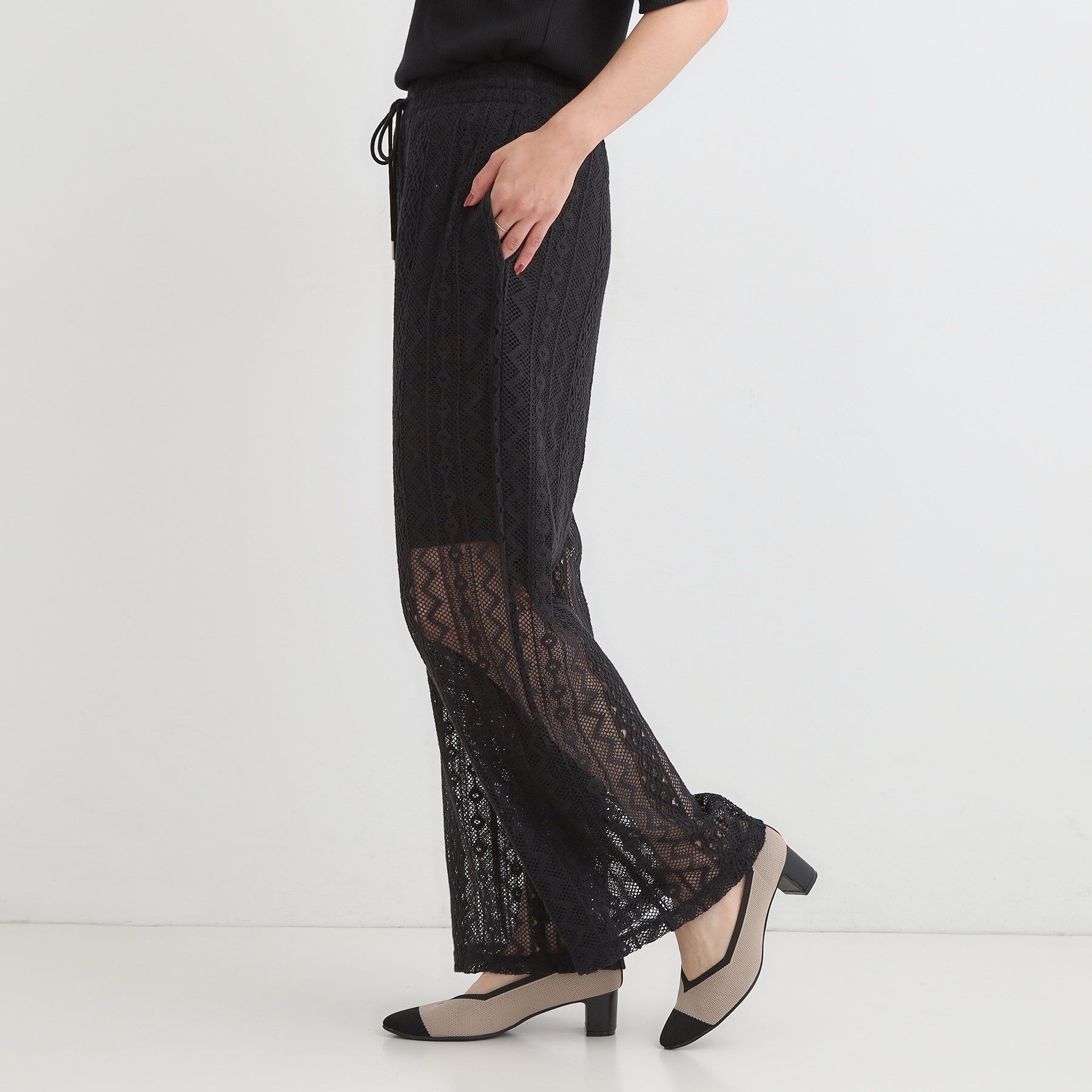 SHOO･LA･RUE「【セットアップ可】クラフトレースイージーパンツ」|その他|