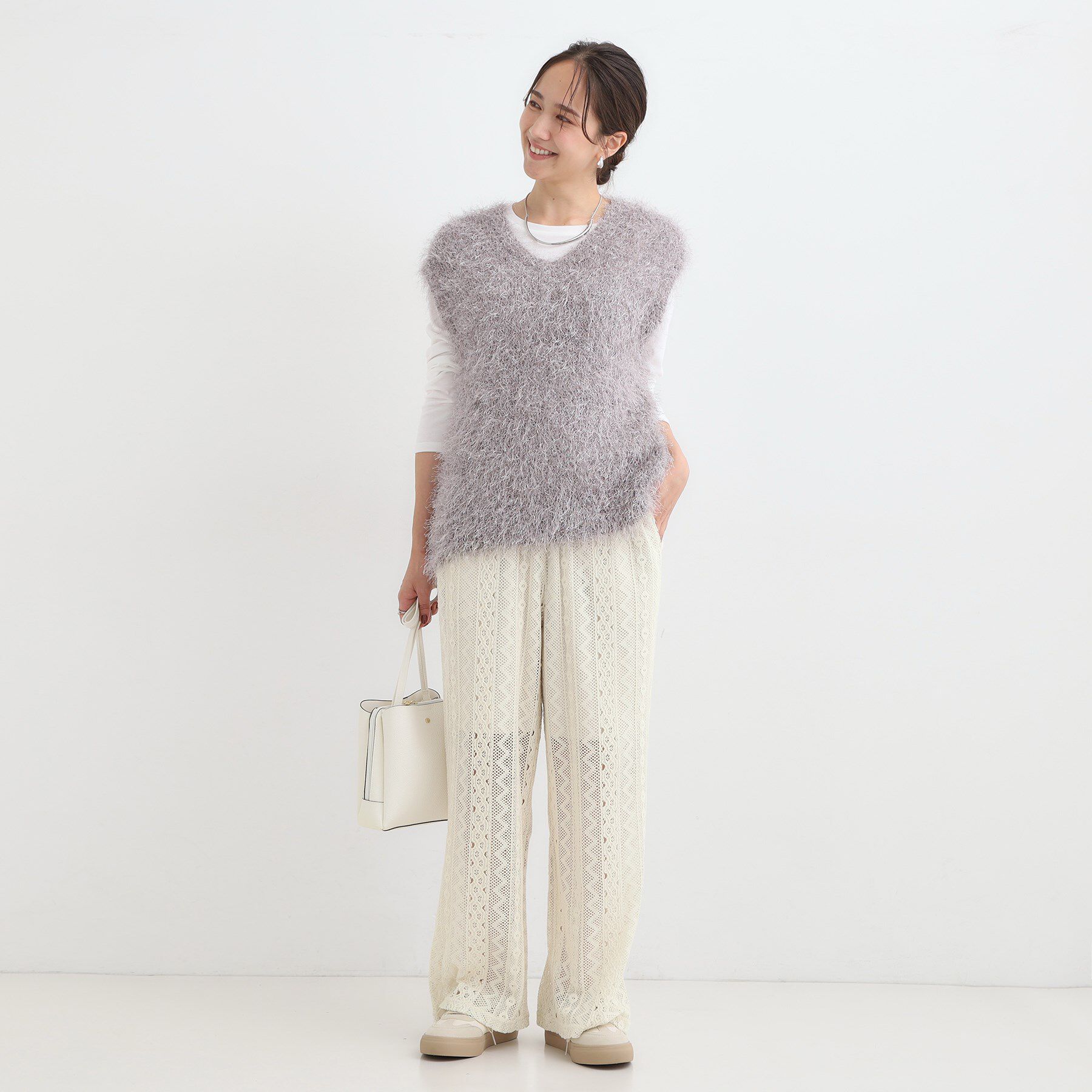 SHOO･LA･RUE「【セットアップ可】クラフトレースイージーパンツ」|その他|