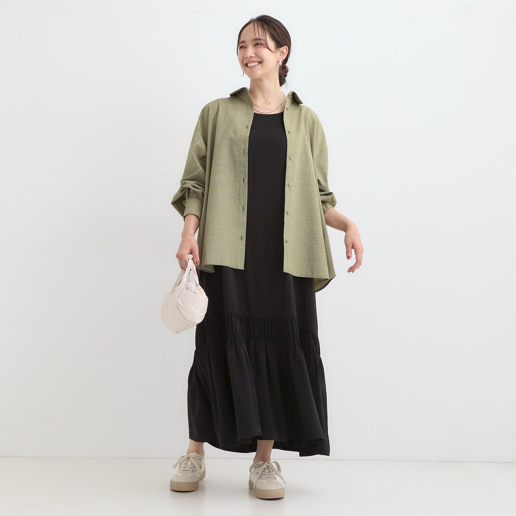 SHOO･LA･RUE「【着丈選べる】オーバーサイズのチェックシャツ」|シャツ・ブラウス|