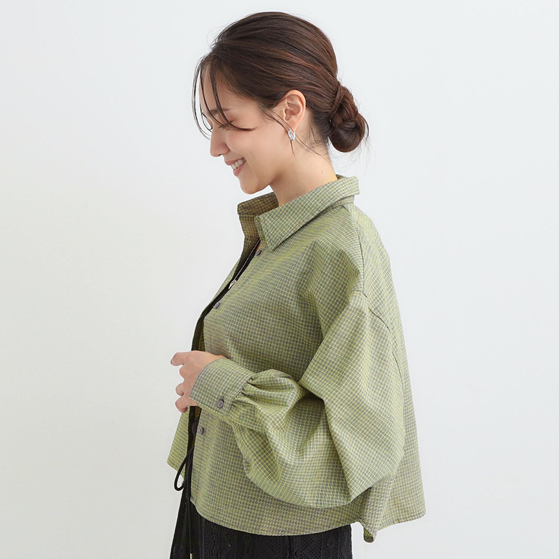 SHOO･LA･RUE「【着丈選べる】オーバーサイズのチェックシャツ」|シャツ・ブラウス|