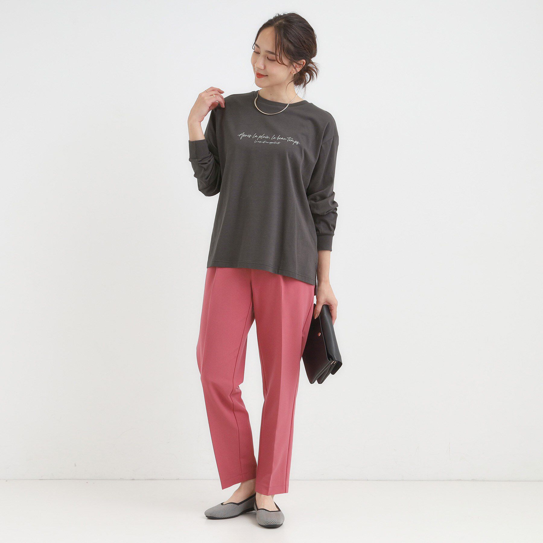 SHOO･LA･RUE「グラフィックアソート ベーシックロンT」|Tシャツ・カットソー|