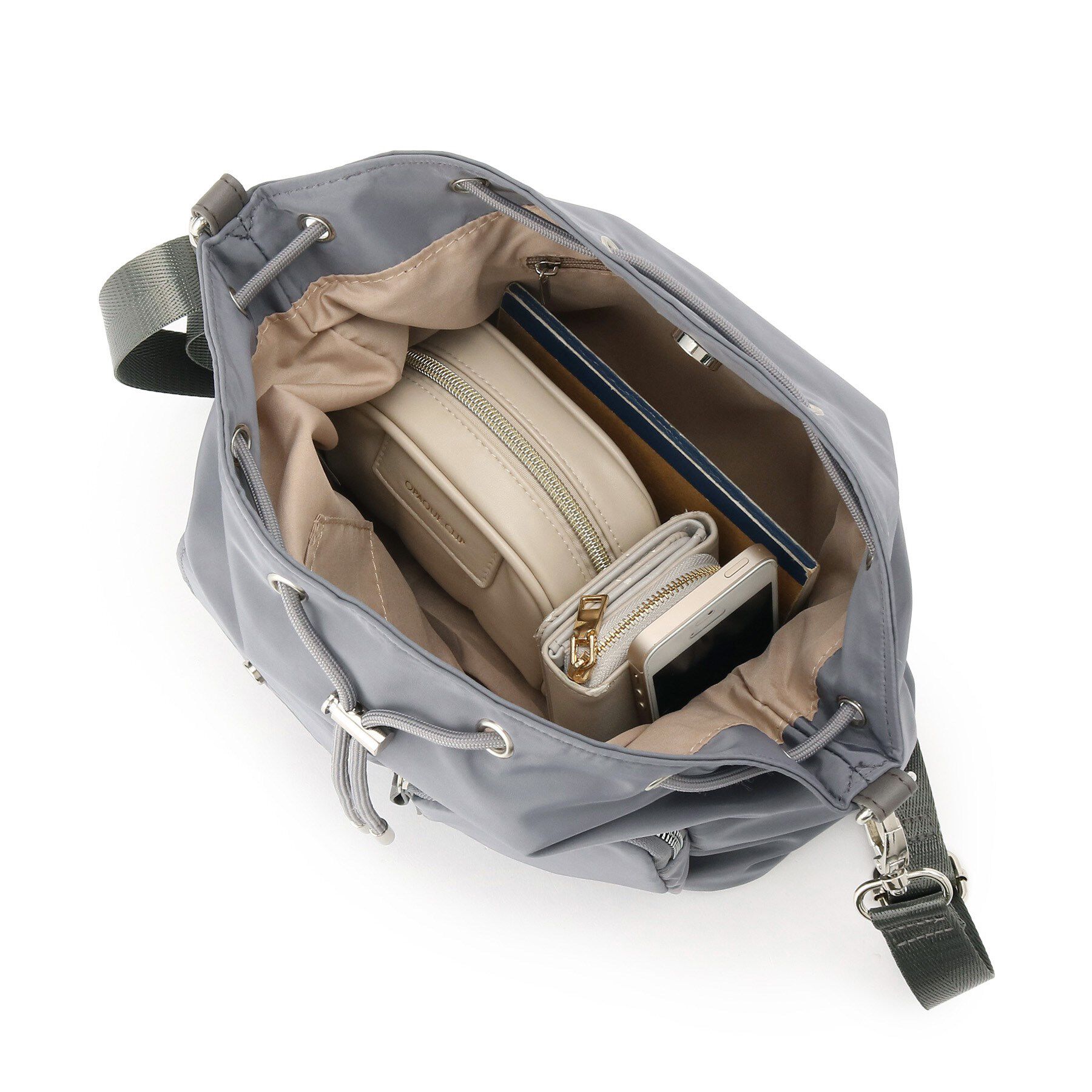 SHOO･LA･RUE「【撥水】2WAY巾着ショルダーバッグ」|ショルダー・メッセンジャー|