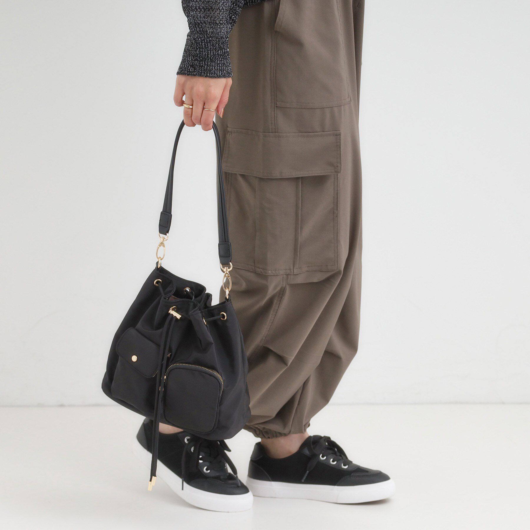 SHOO･LA･RUE「【撥水】2WAY巾着ショルダーバッグ」|ショルダー・メッセンジャー|