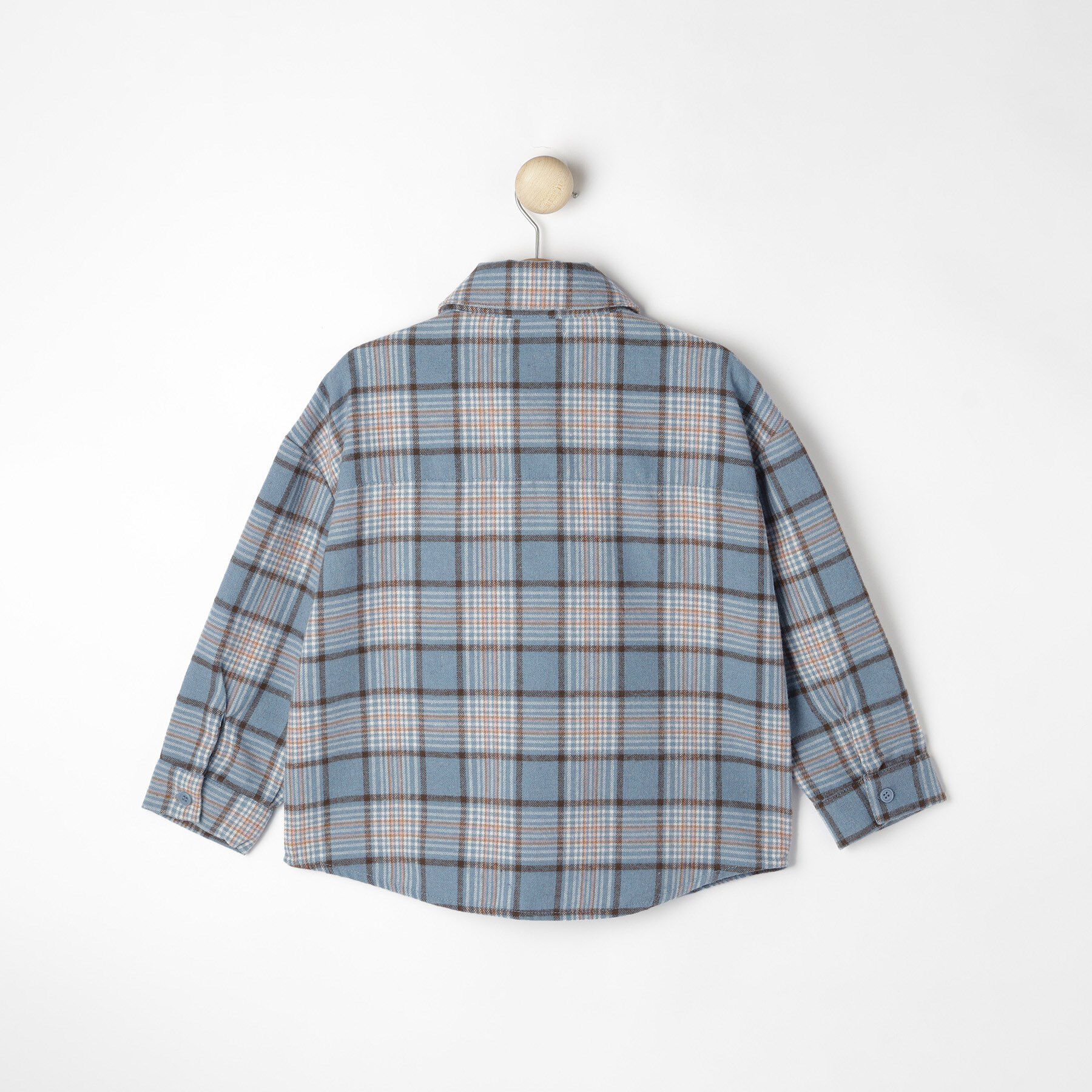 SHOO･LA･RUE「【100-150cm】チェックオーバーシャツ」|シャツ・ブラウス|