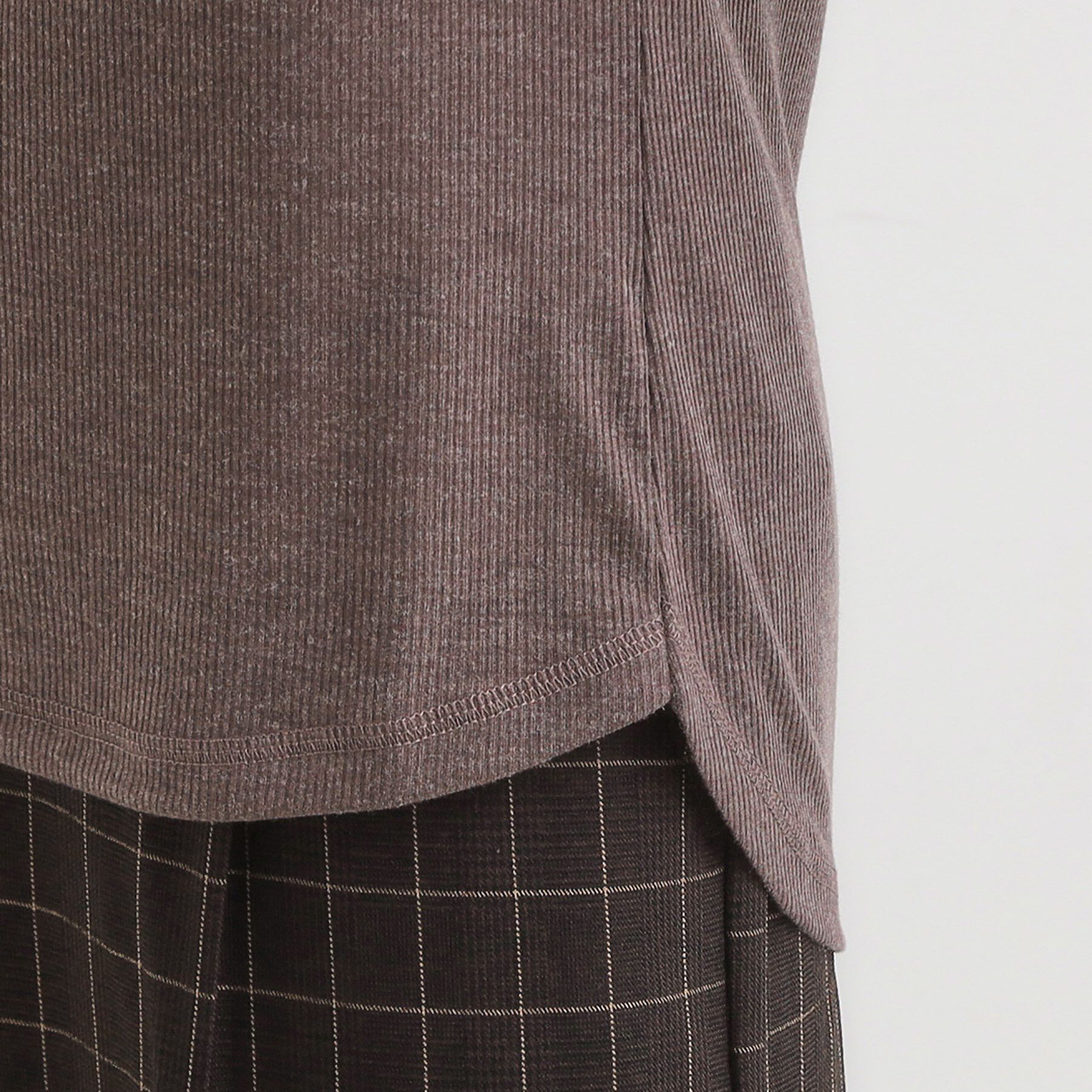 SHOO･LA･RUE「【洗濯機可/S-LL】毎日コーデに シアーテレコロンT」|Tシャツ・カットソー|