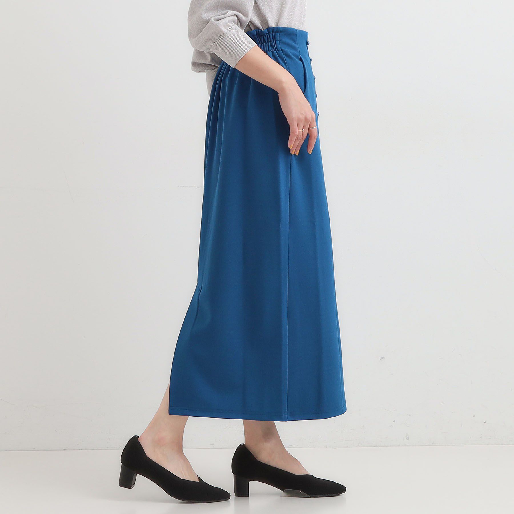 SHOO･LA･RUE「【洗濯後しわになりにくい】ポケット付き ナロースカート」|スカート|