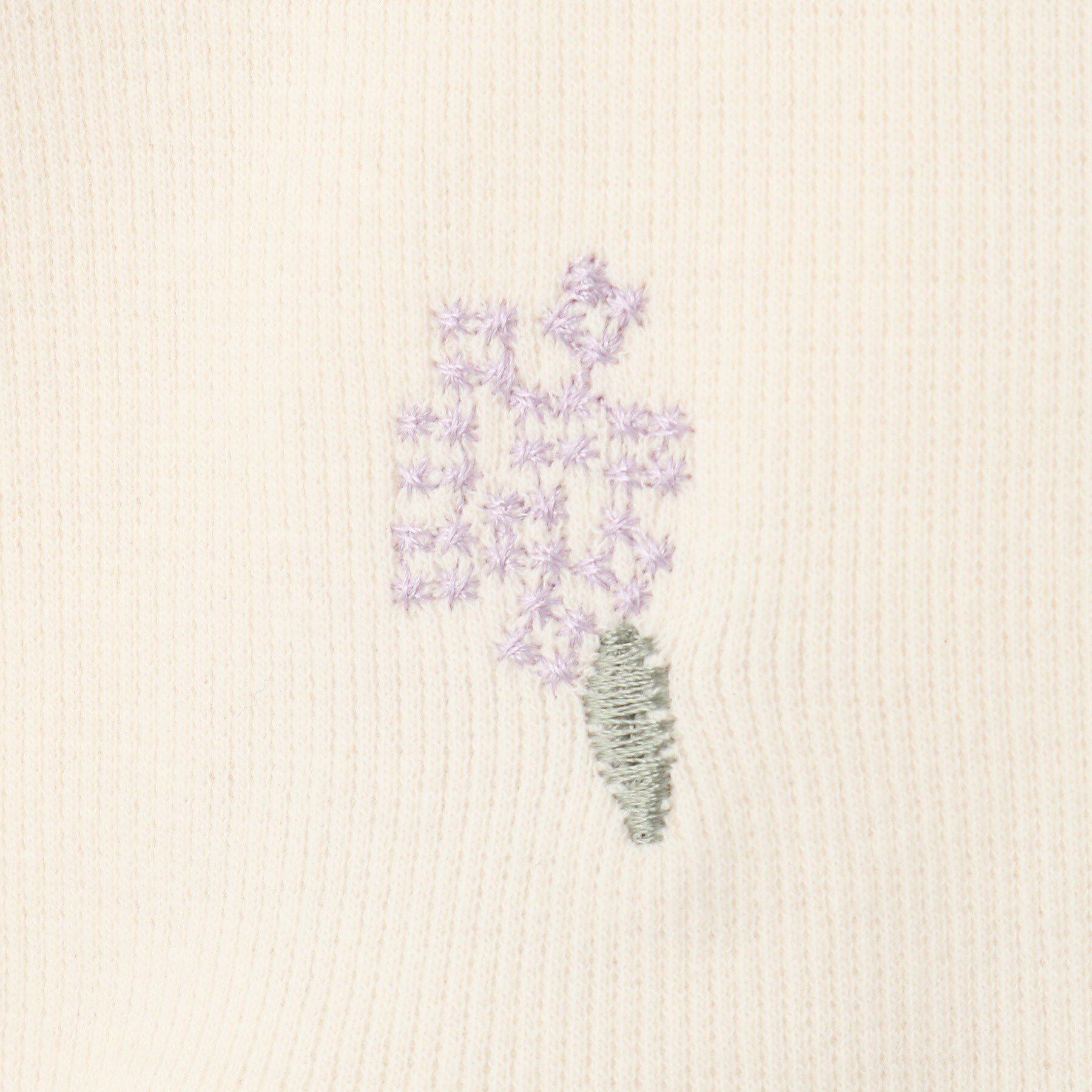 SHOO･LA･RUE「【100-150cm】フラワー刺繍リブカーデガン」|カーディガン|