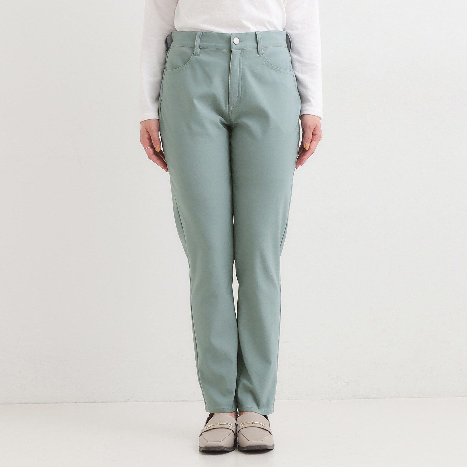 SHOO･LA･RUE「【洗濯機可/S-LL】フィット感が心地よい ハイパースキニー裏起毛」|その他|