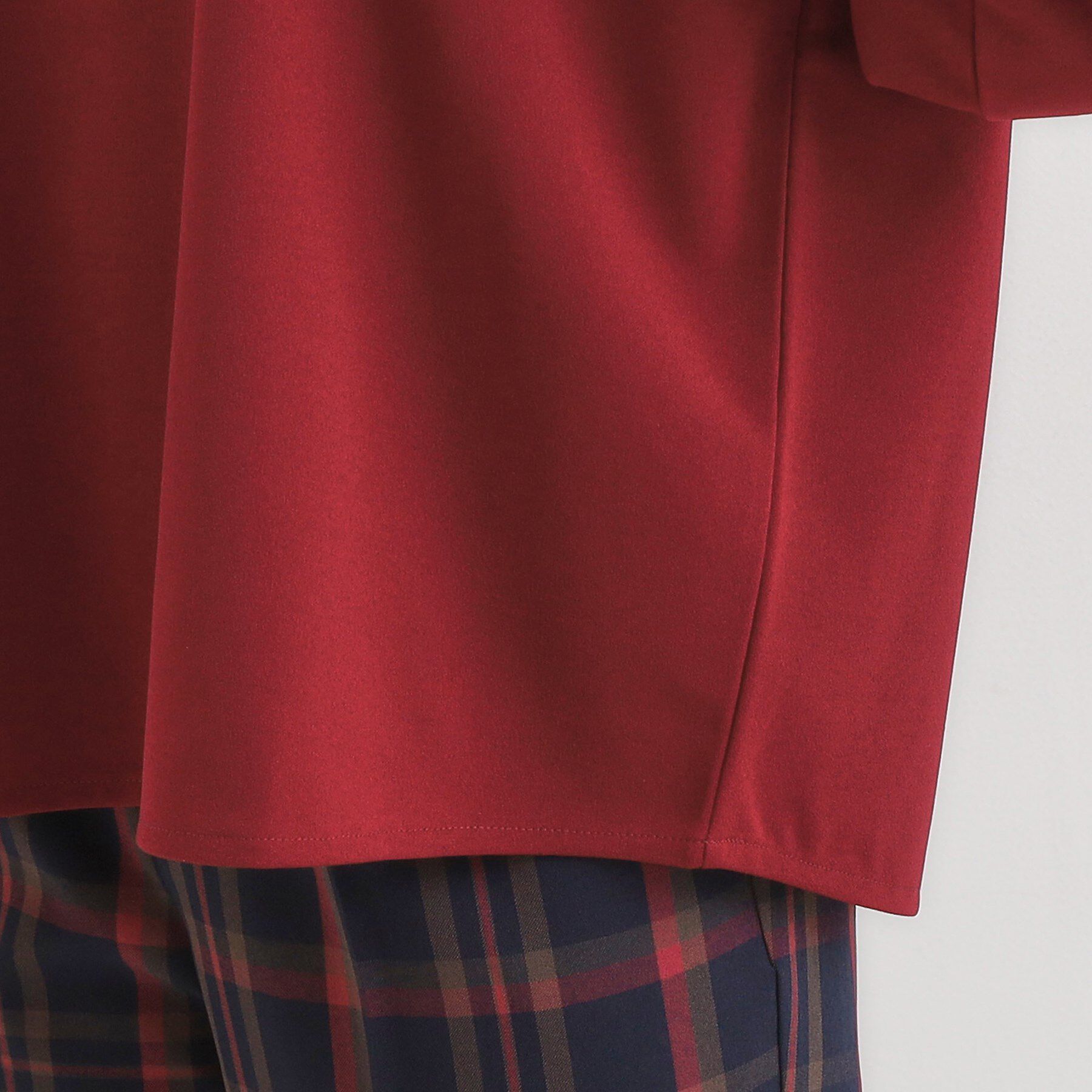 SHOO･LA･RUE「【2点セット/7分袖】大人のきれい見え お袖タック入りアクセ付きトップス」|Tシャツ・カットソー|